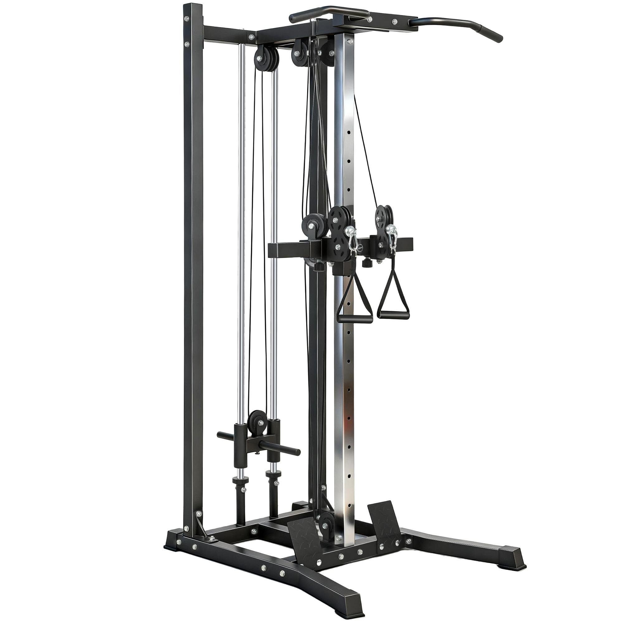 14 Position Power Tower Dual Pulley System