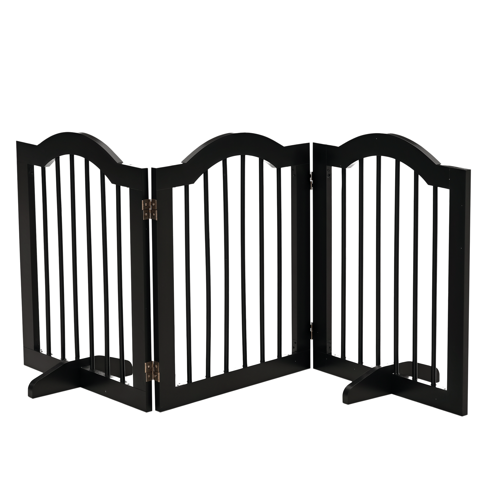 24 Inch Folding Dog Gate, 3 Panels for Small Dogs