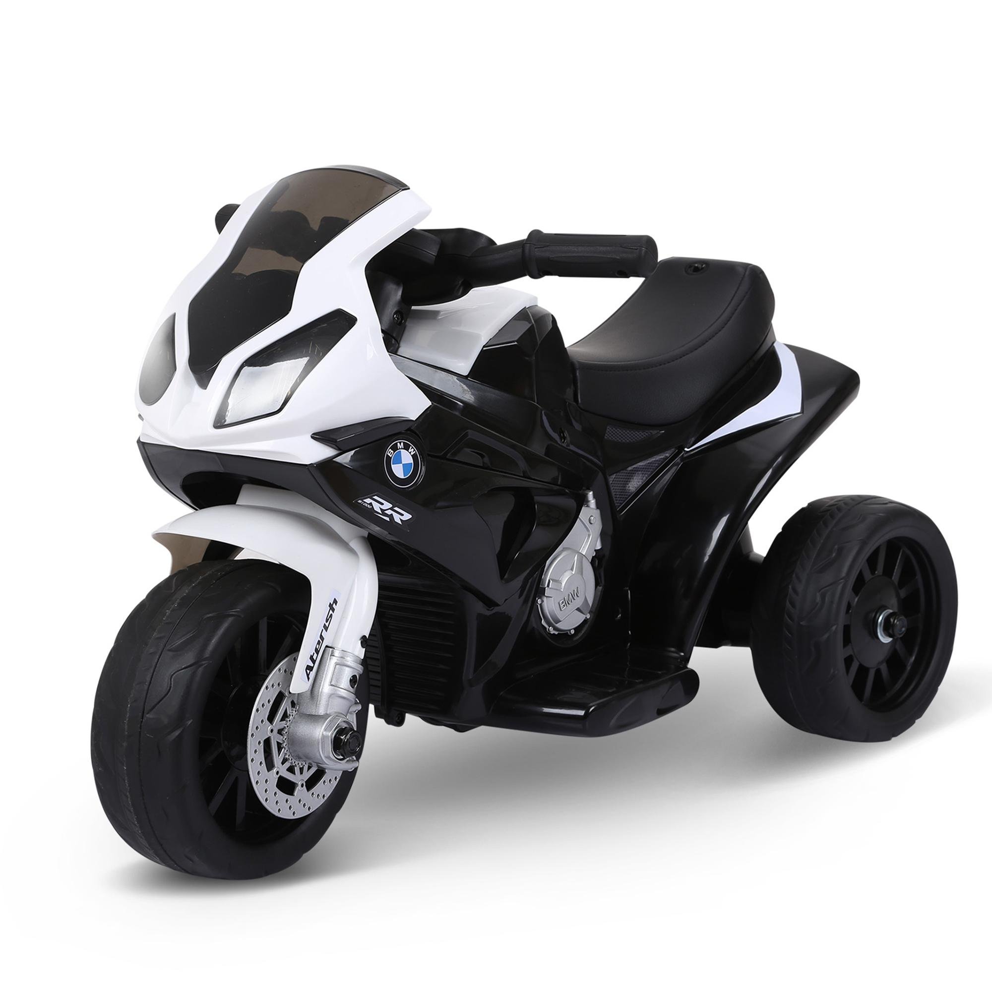 Black Toddler Electric Motorcycle with Music and Headlights