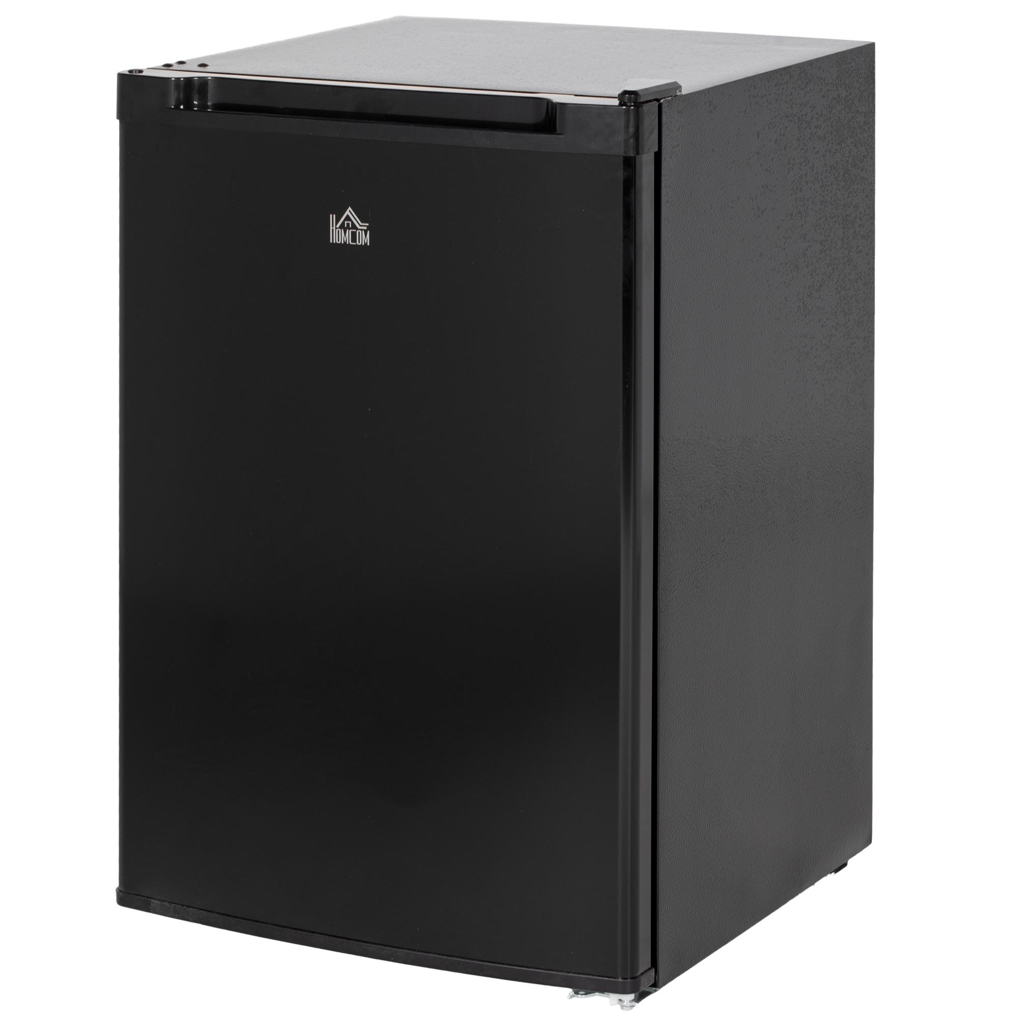 Black 3 Cu Ft Freezer with Reversible Door and Three Shelves