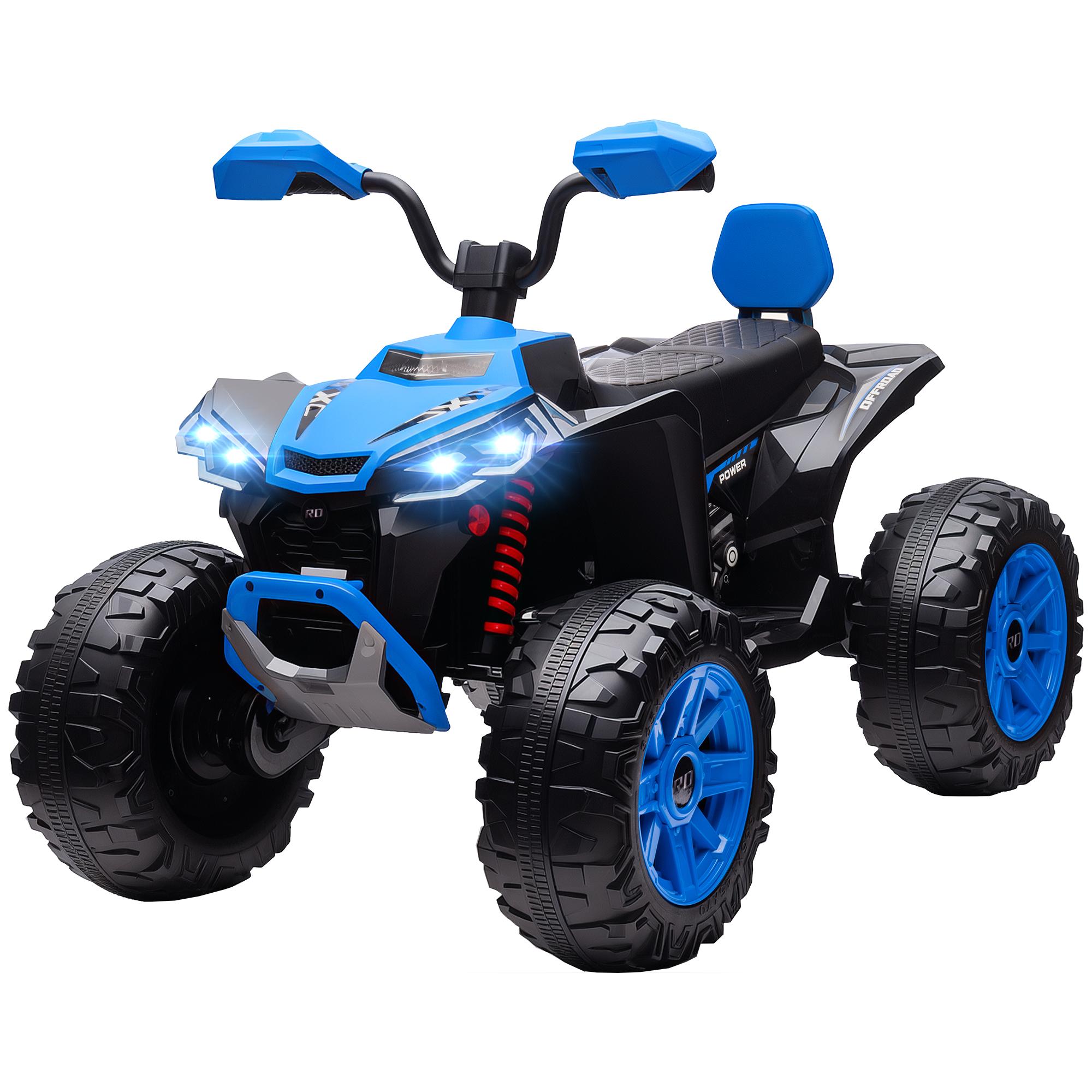 blue 24v dual seat atv with Dual Motors and Two Speeds