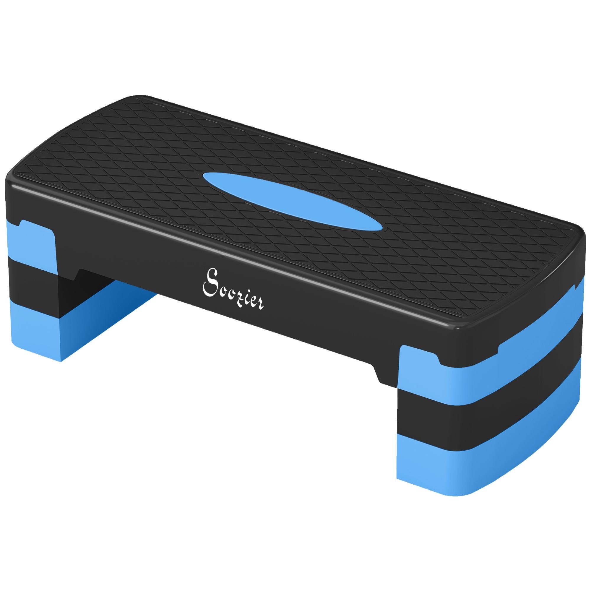 Blue PP Aerobic Stepper with 3 Adjustable Heights