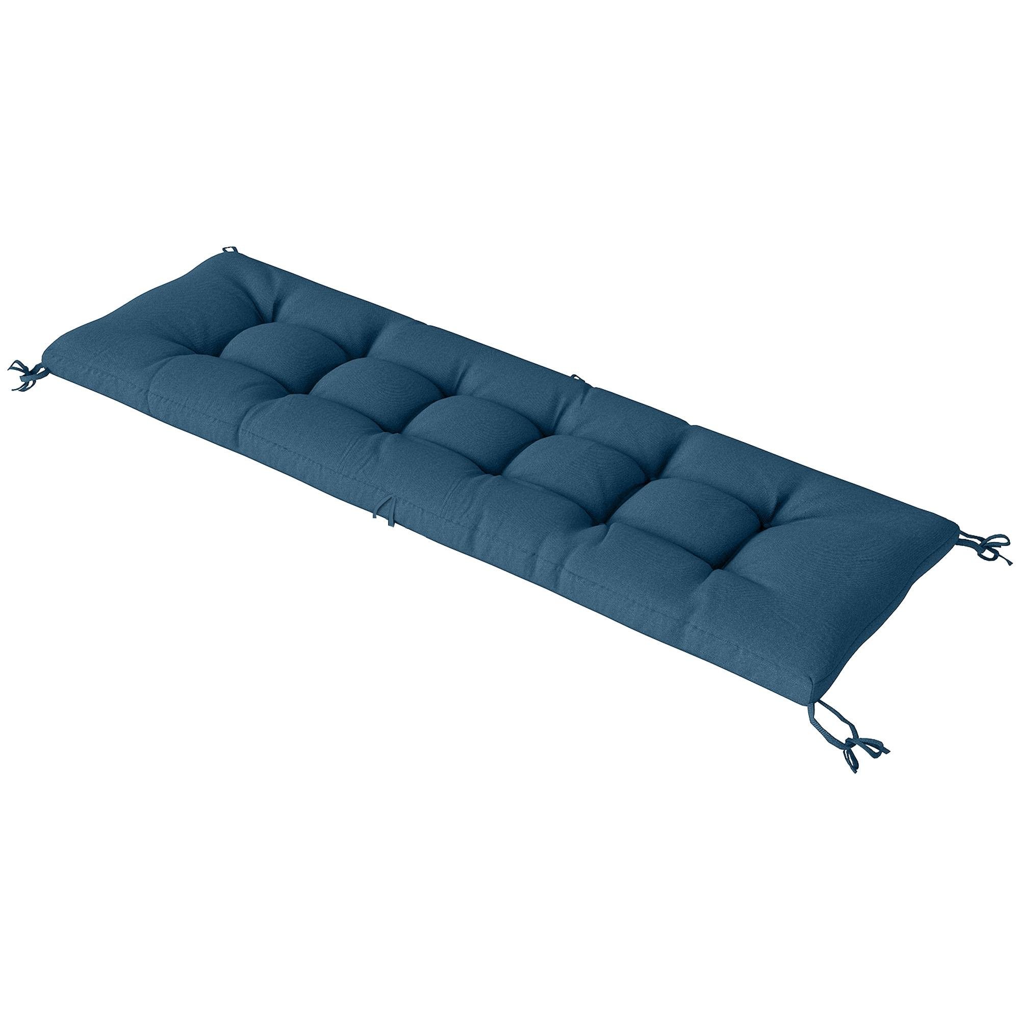 Blue 78 Inch Chaise Cushion with UV50+ Protection