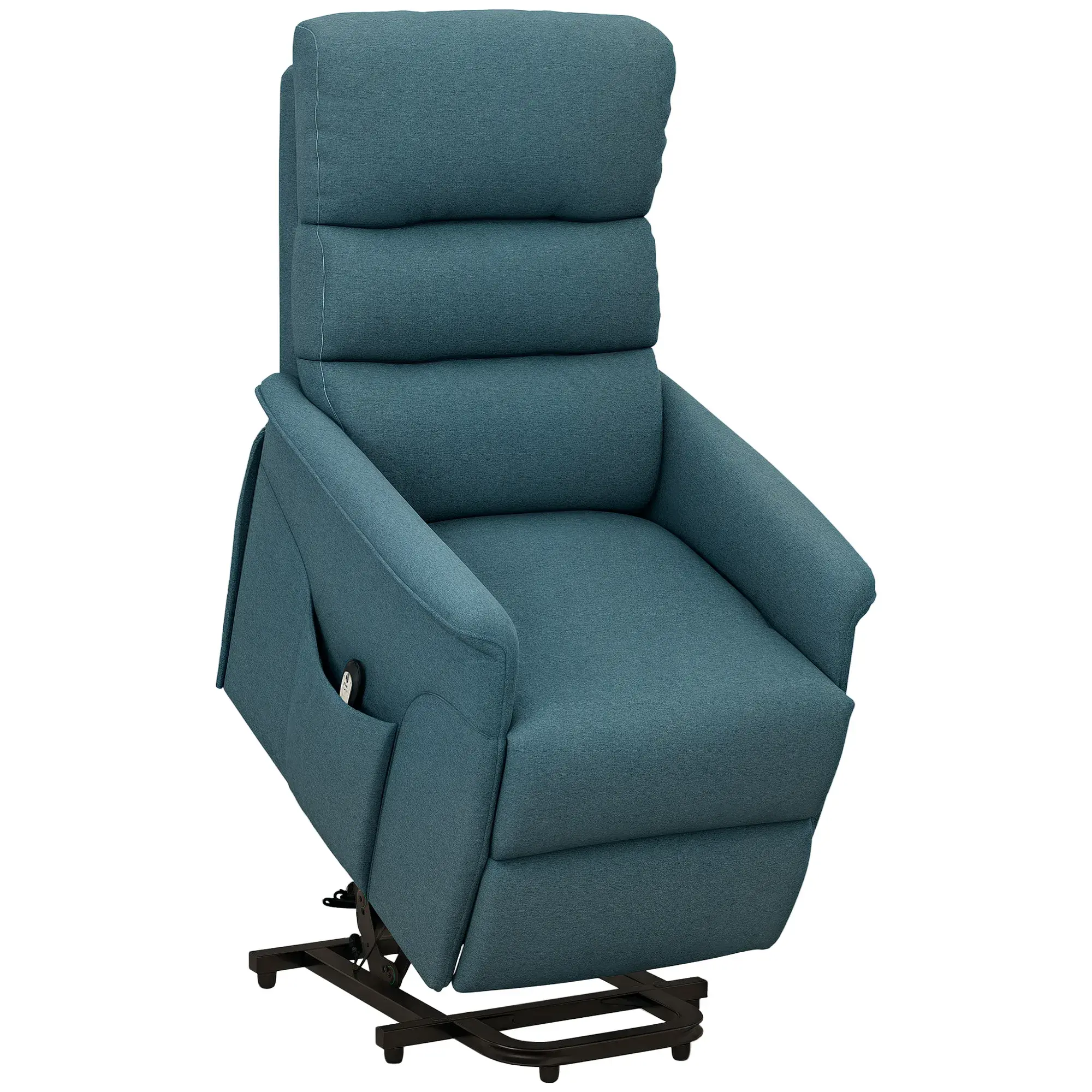 Blue Power Lift Chair with Remote Control