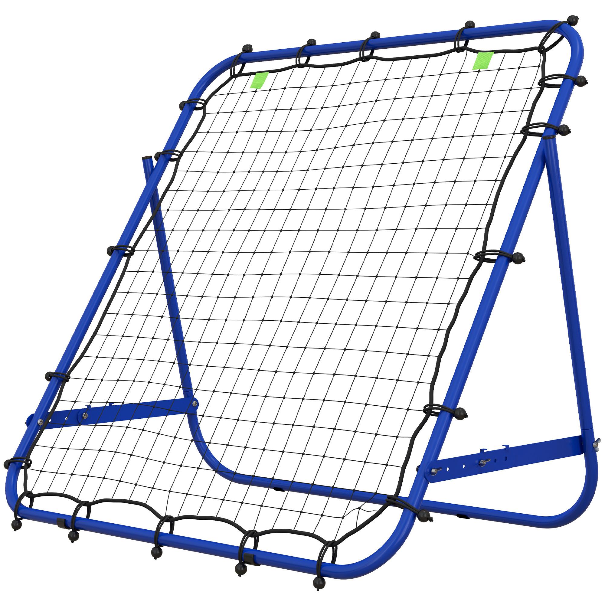 Blue Adjustable Soccer Rebounder Net for Training