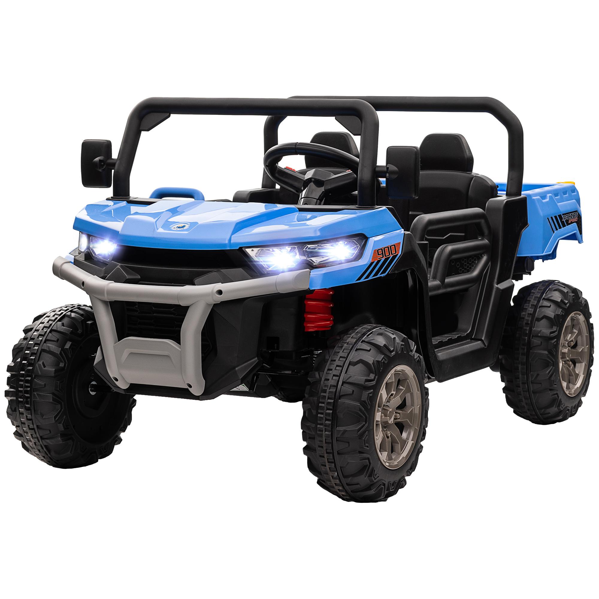 Blue 12V Two Seat UTV with Parent Remote Control