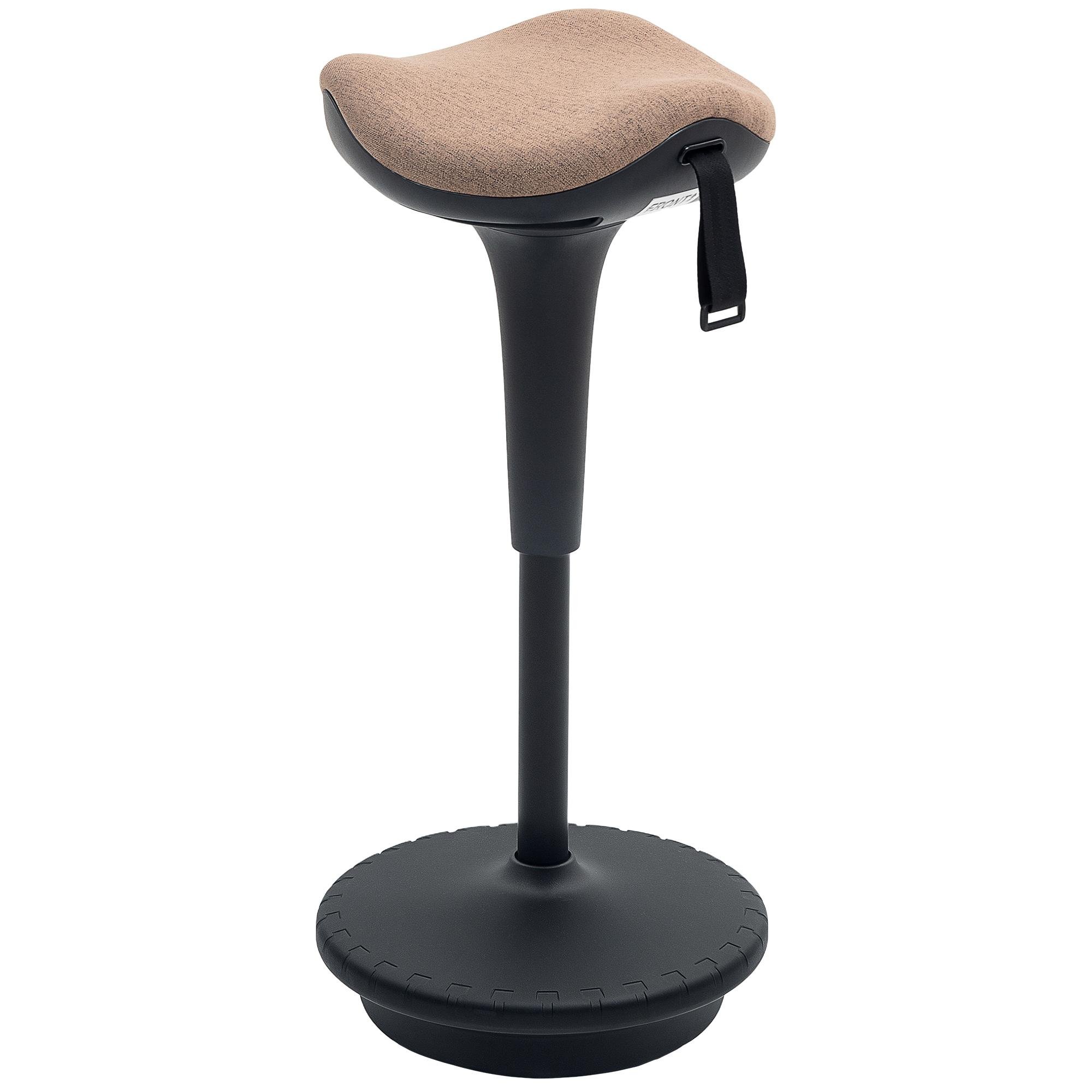 Brown Active Sitting Chair, Adjustable Wobble Stool