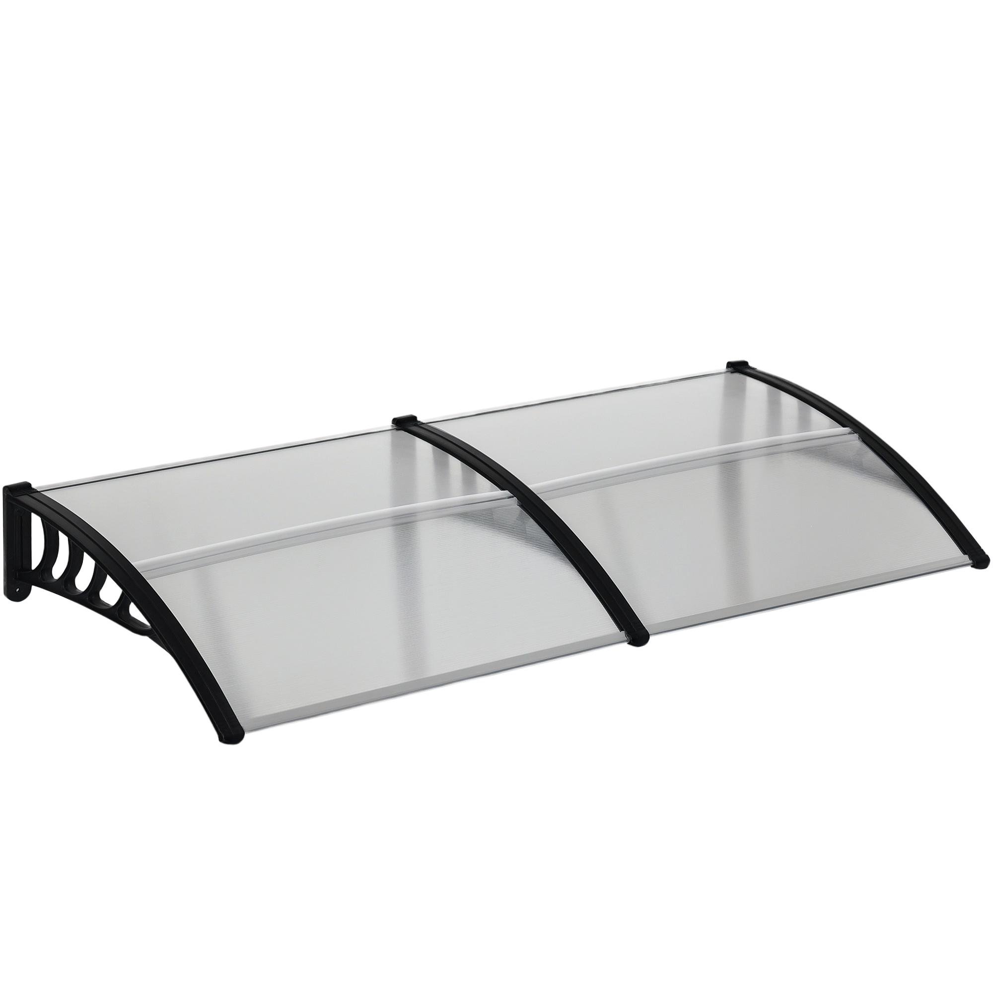 Clear Plastic Door Canopy, Hollow Cover, 78.7 x 37.8 in