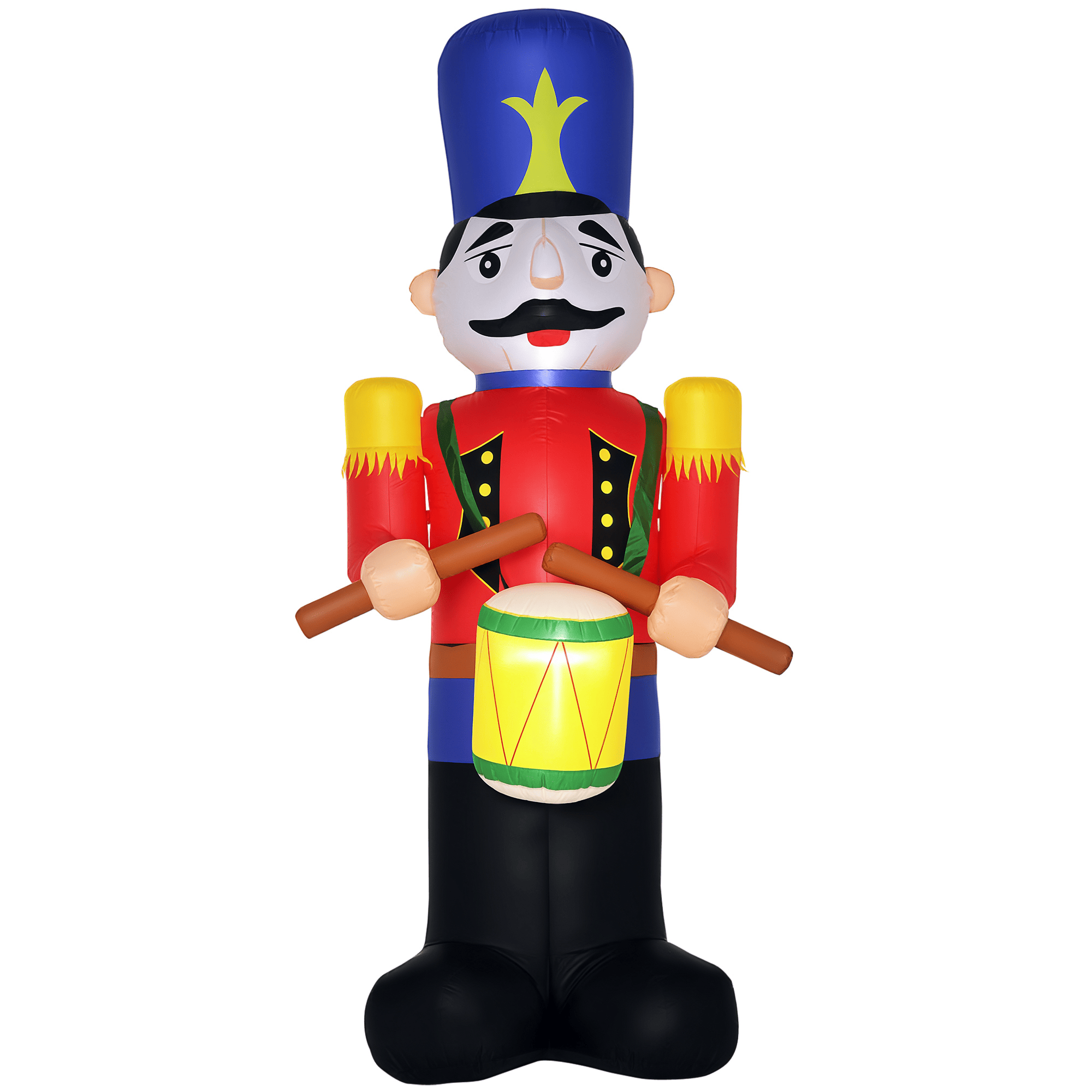 8ft Drum Soldier Inflatable with LED Lights