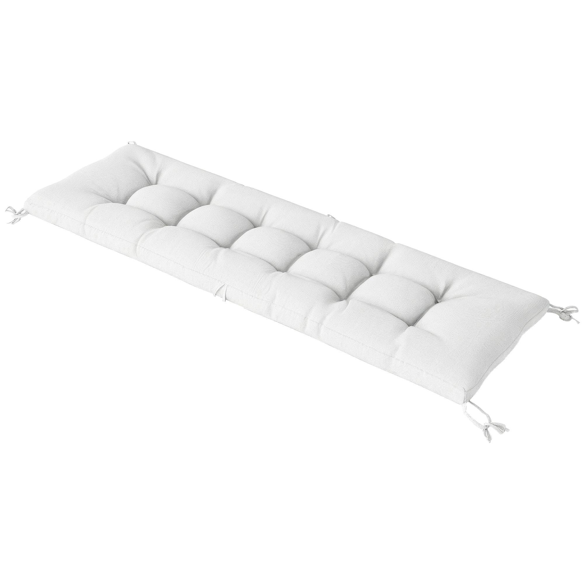 Cream White Chaise Lounge Cushion, UV50+ Outdoor 78 in