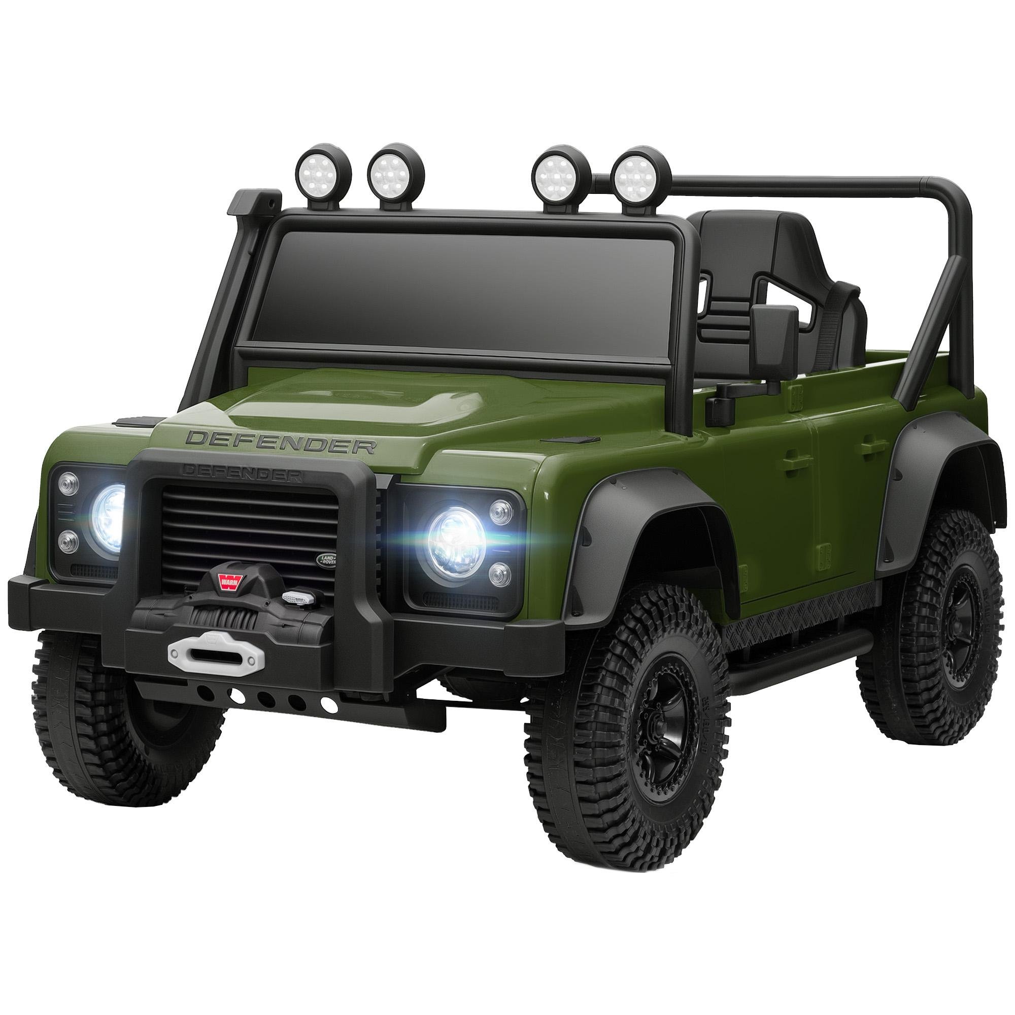 Dark Green Electric Truck with Parent Remote Control