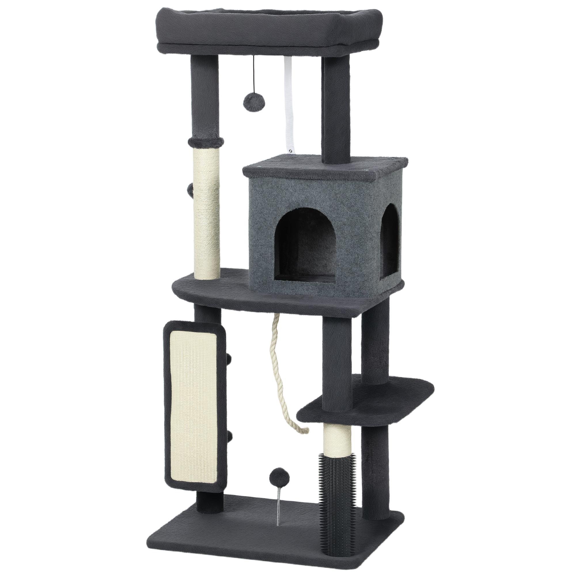 52 inch sisal tower with bed and condo