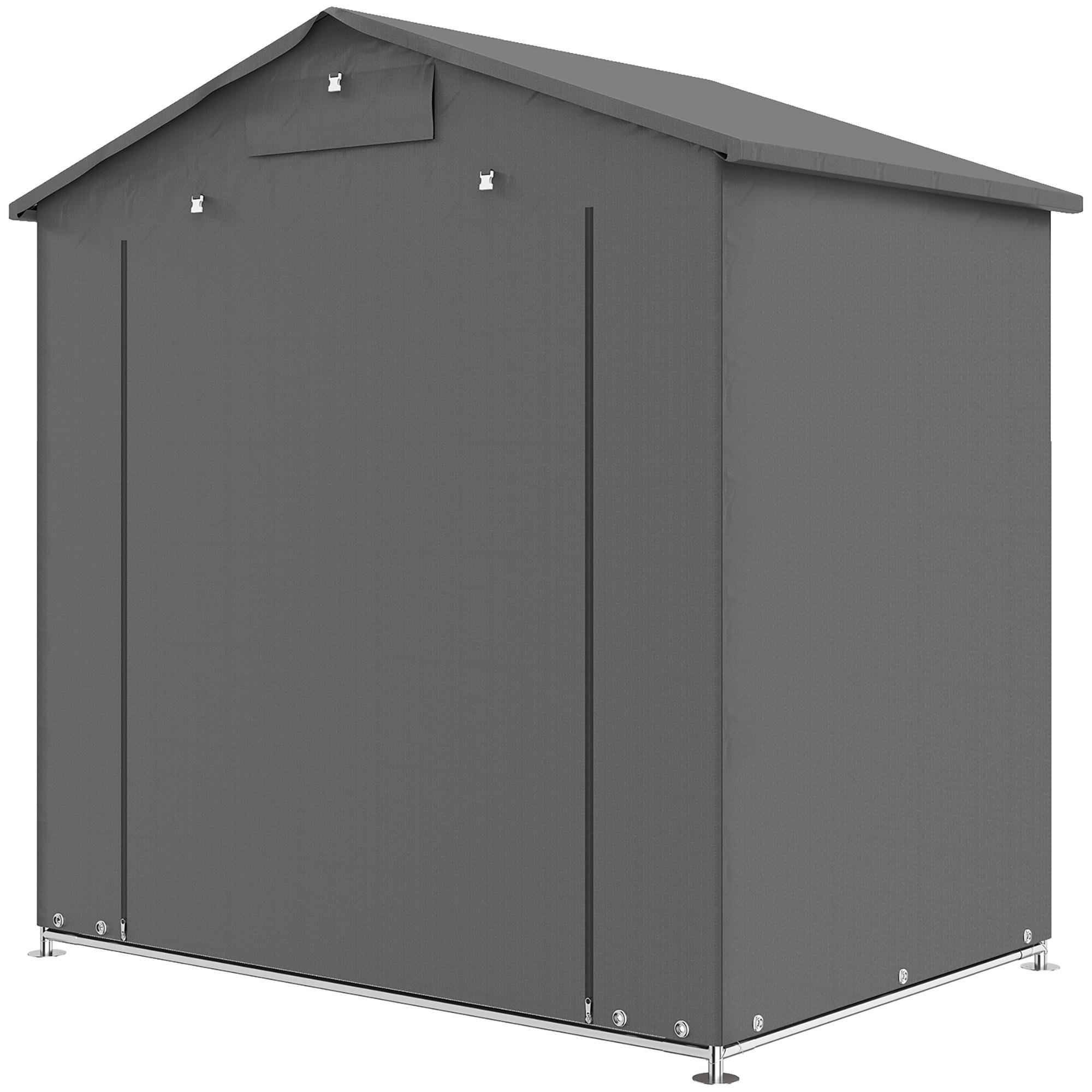 160 gsm portable shed with roll-up door, 73.2 x 47.2 in