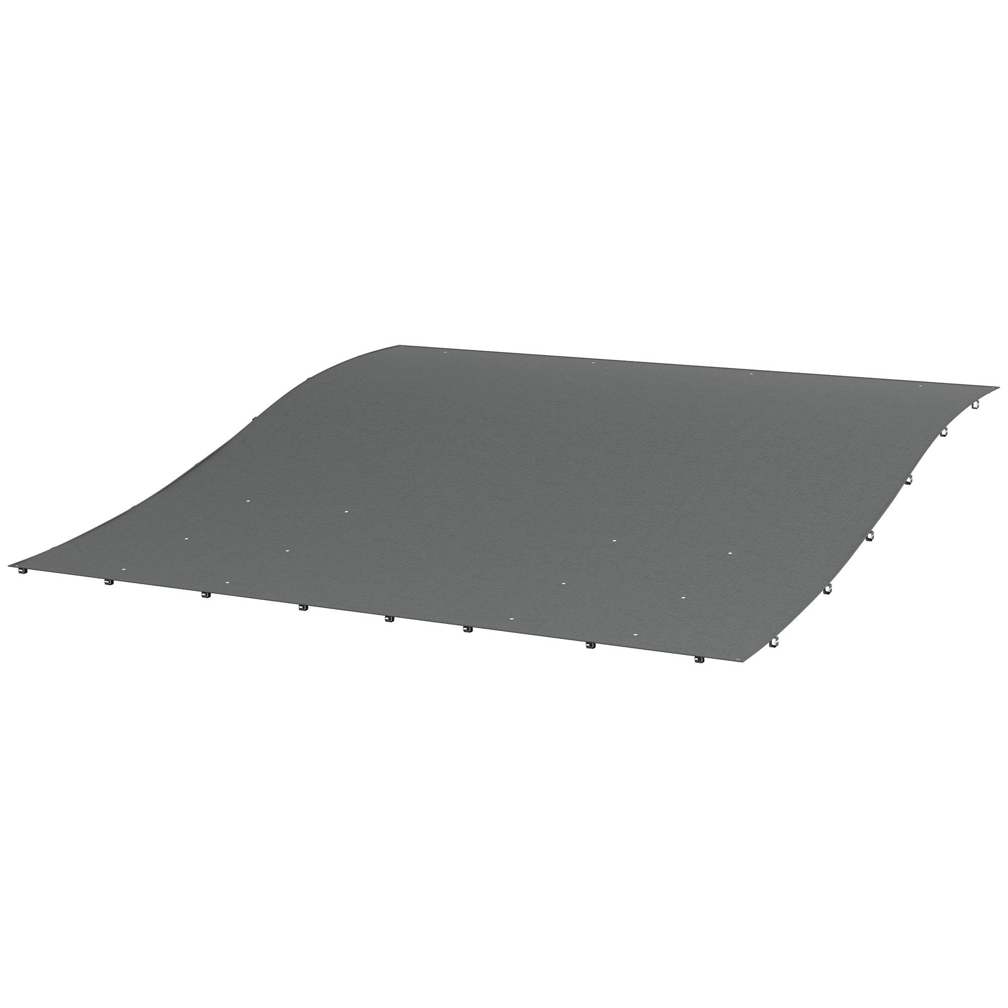 Dark Grey Pergola Canopy Replacement for 10' x 10' Pergolas