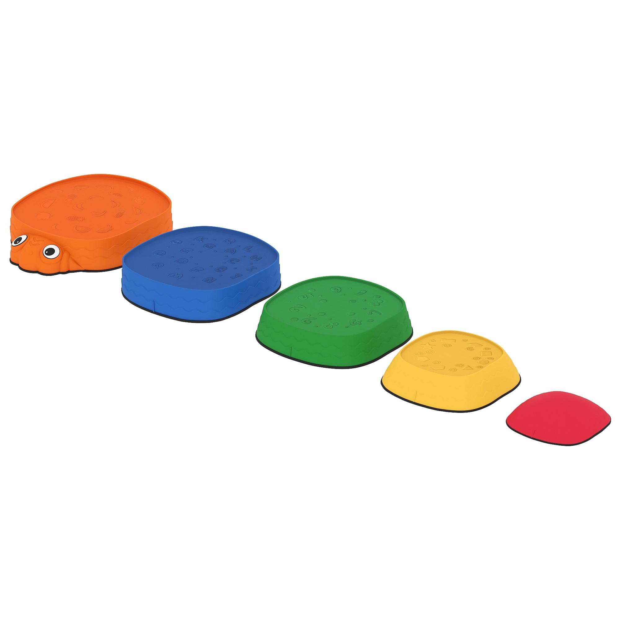 Ladybug Balance Stepping Stones, Five-Piece Indoor/Outdoor Set