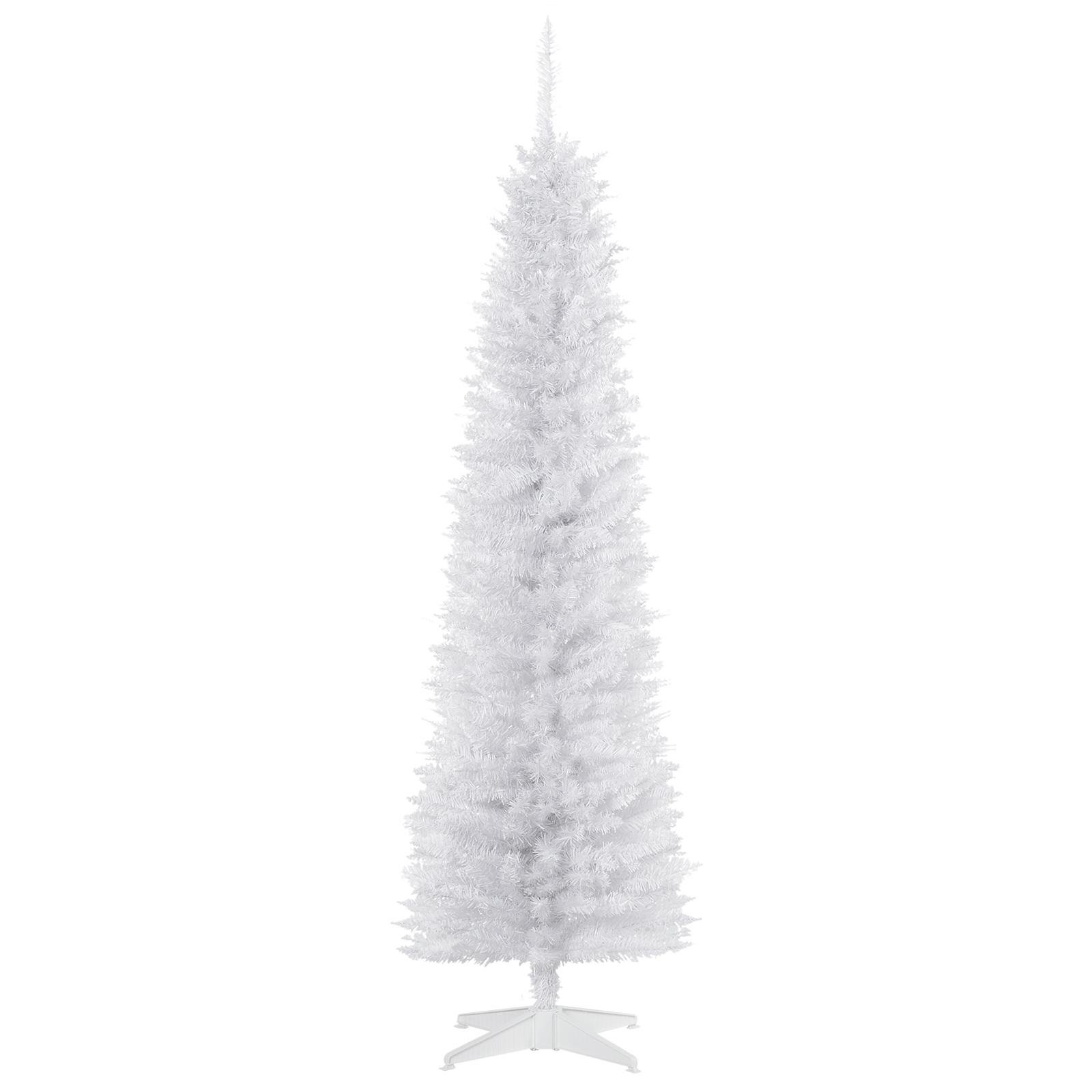6 ft White Christmas Tree with 390 Tips