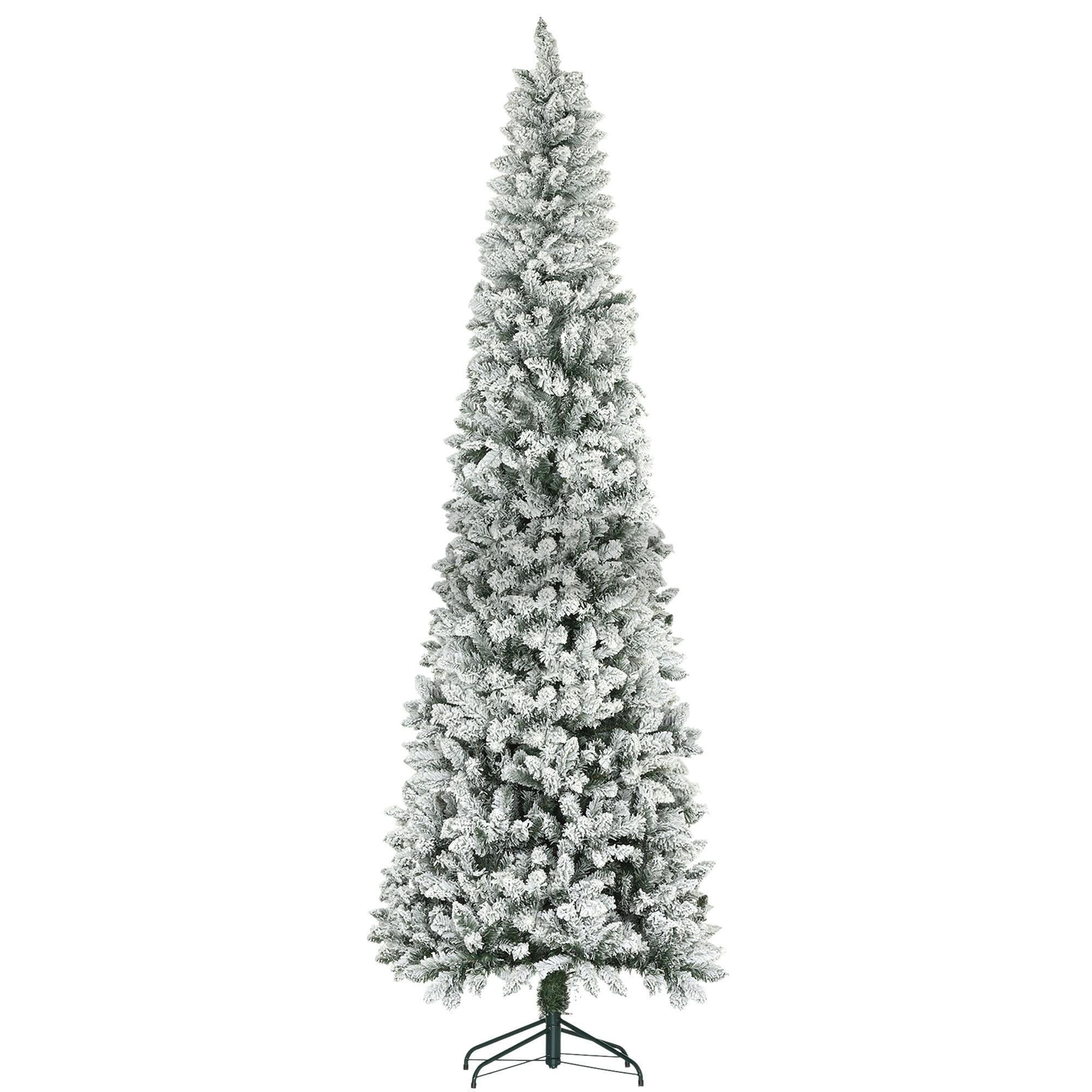 9 ft Snow-Covered Tree with 1277 Branch Tips