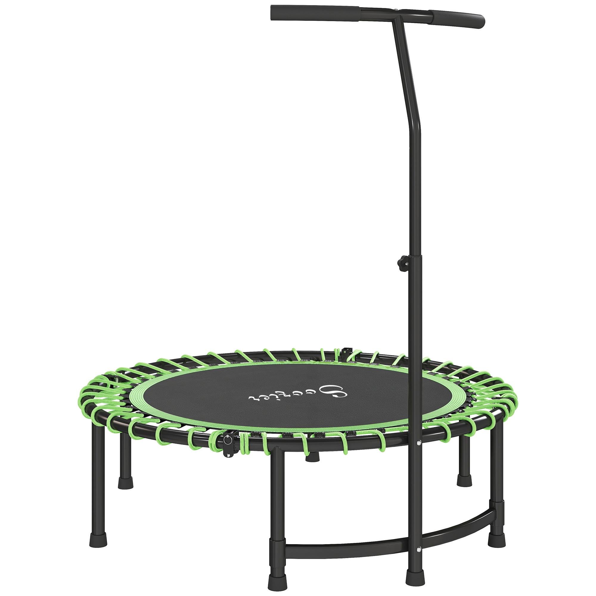 45 inch green steel rebounder with adjustable handle