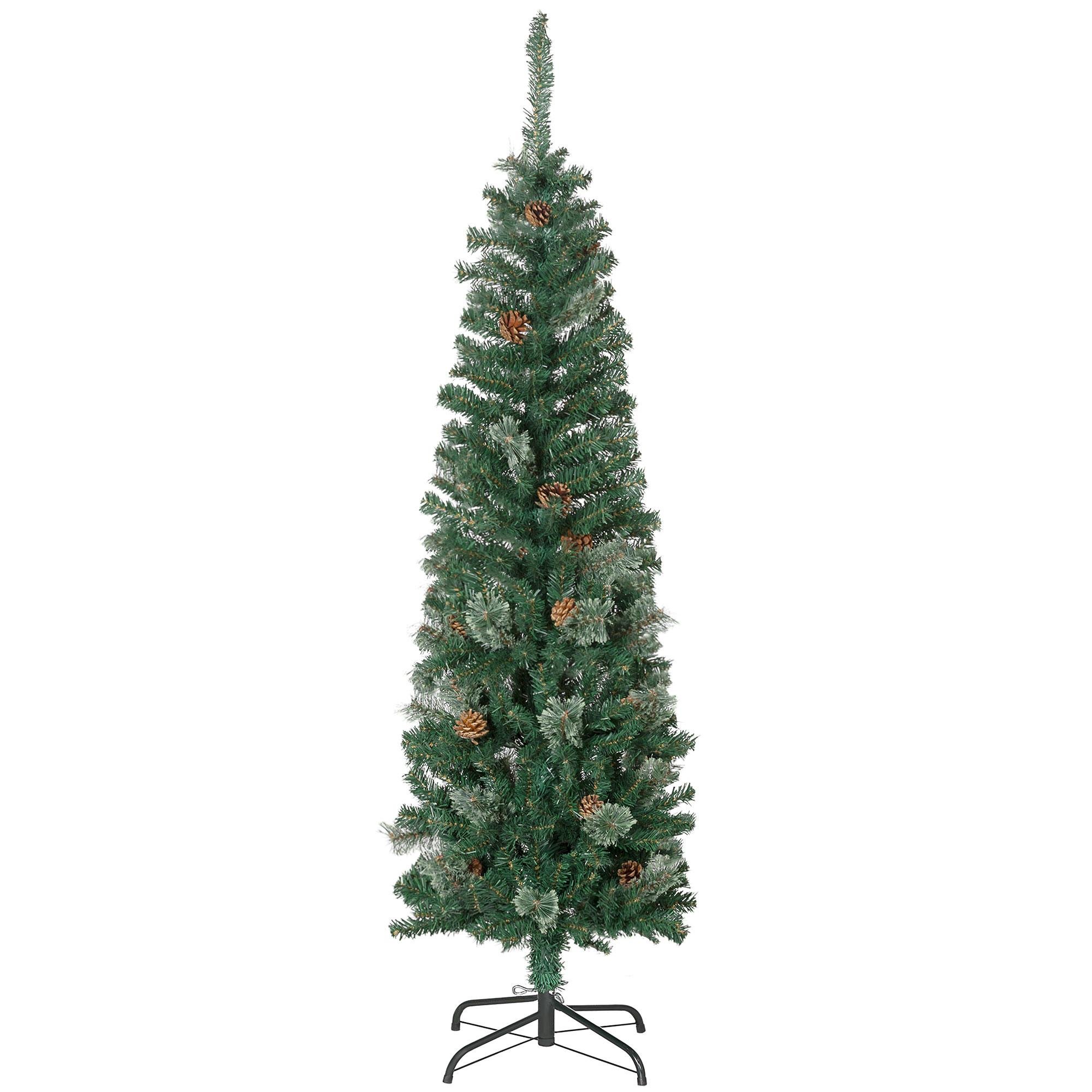 5 ft pinecone tree with 340 tips for compact spaces