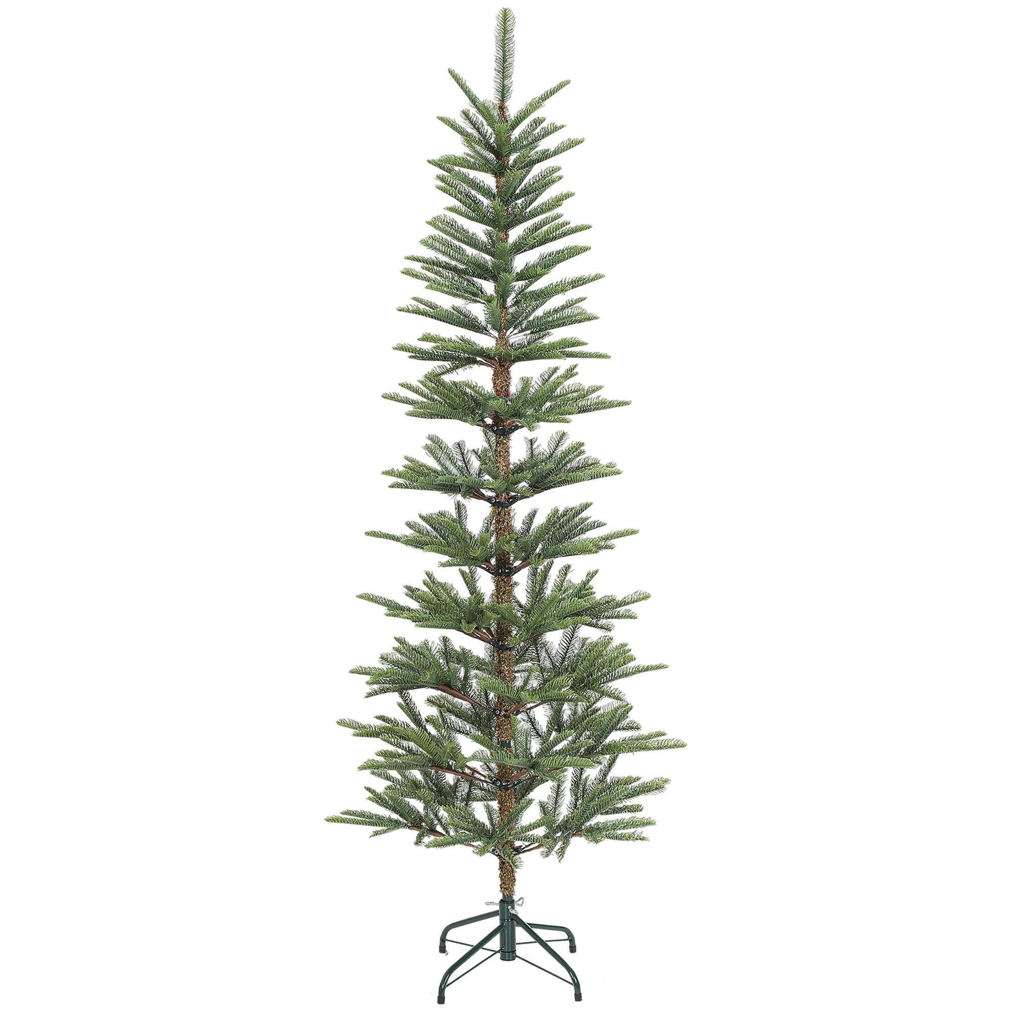 6 ft Fir Pencil Tree with 442 Tips and Metal Stand