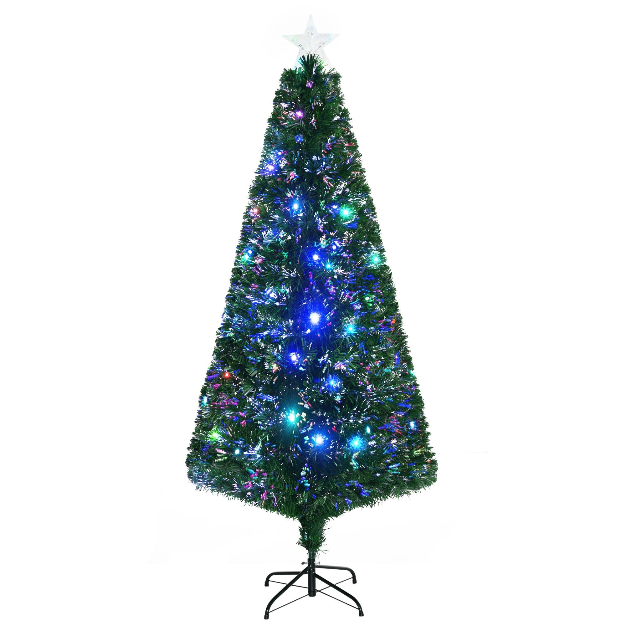 6 ft multicolour pre-lit tree with 24 LED lights
