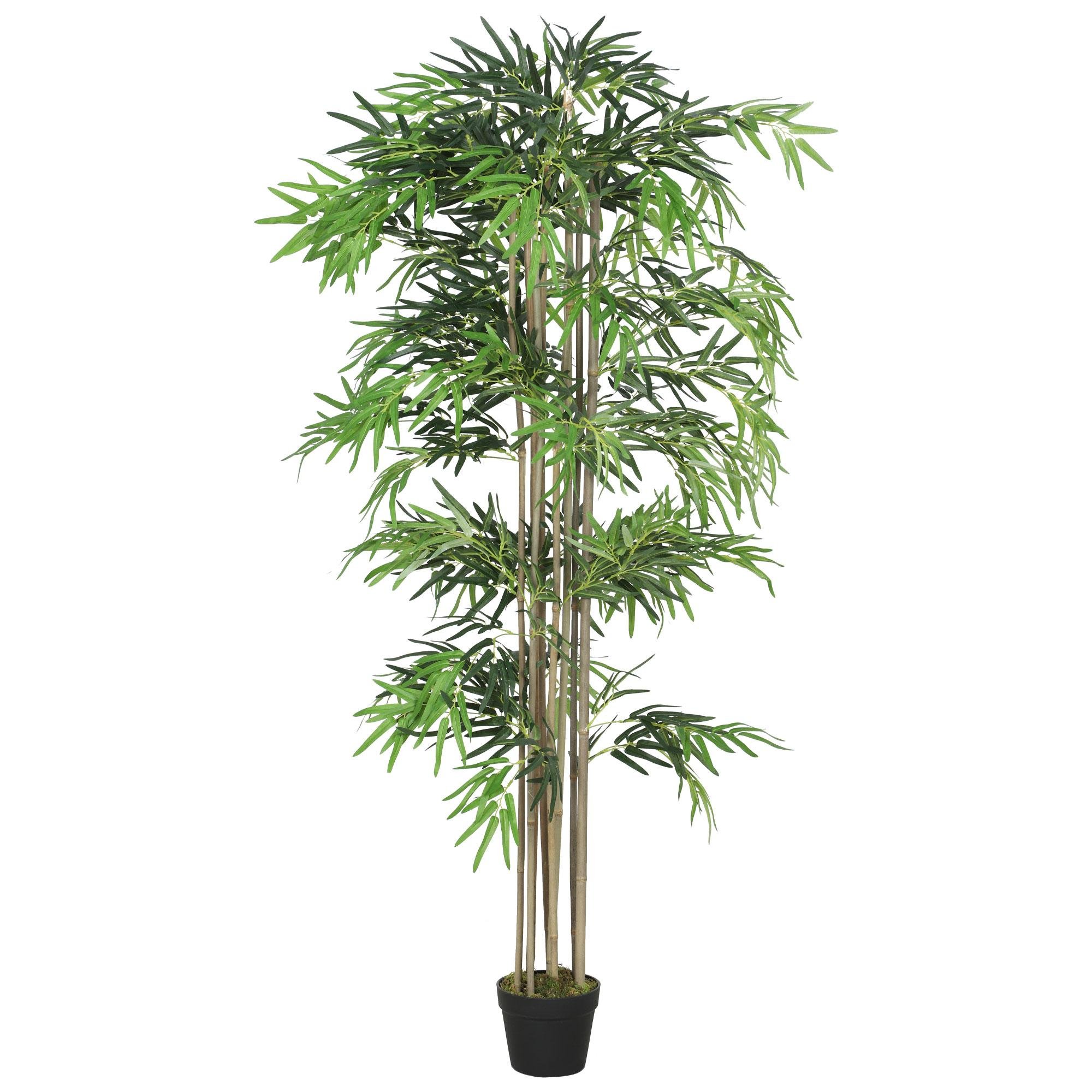 6ft green artificial bamboo with 1530 leaves