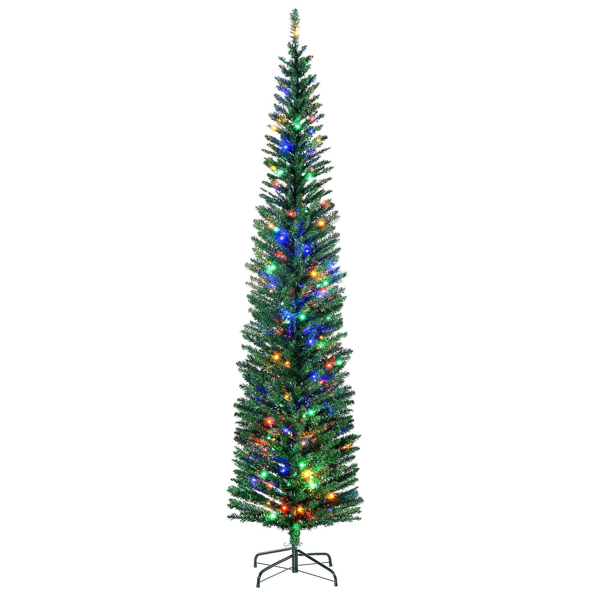 7.5 ft LED Pencil Tree for Indoor Holiday Décor