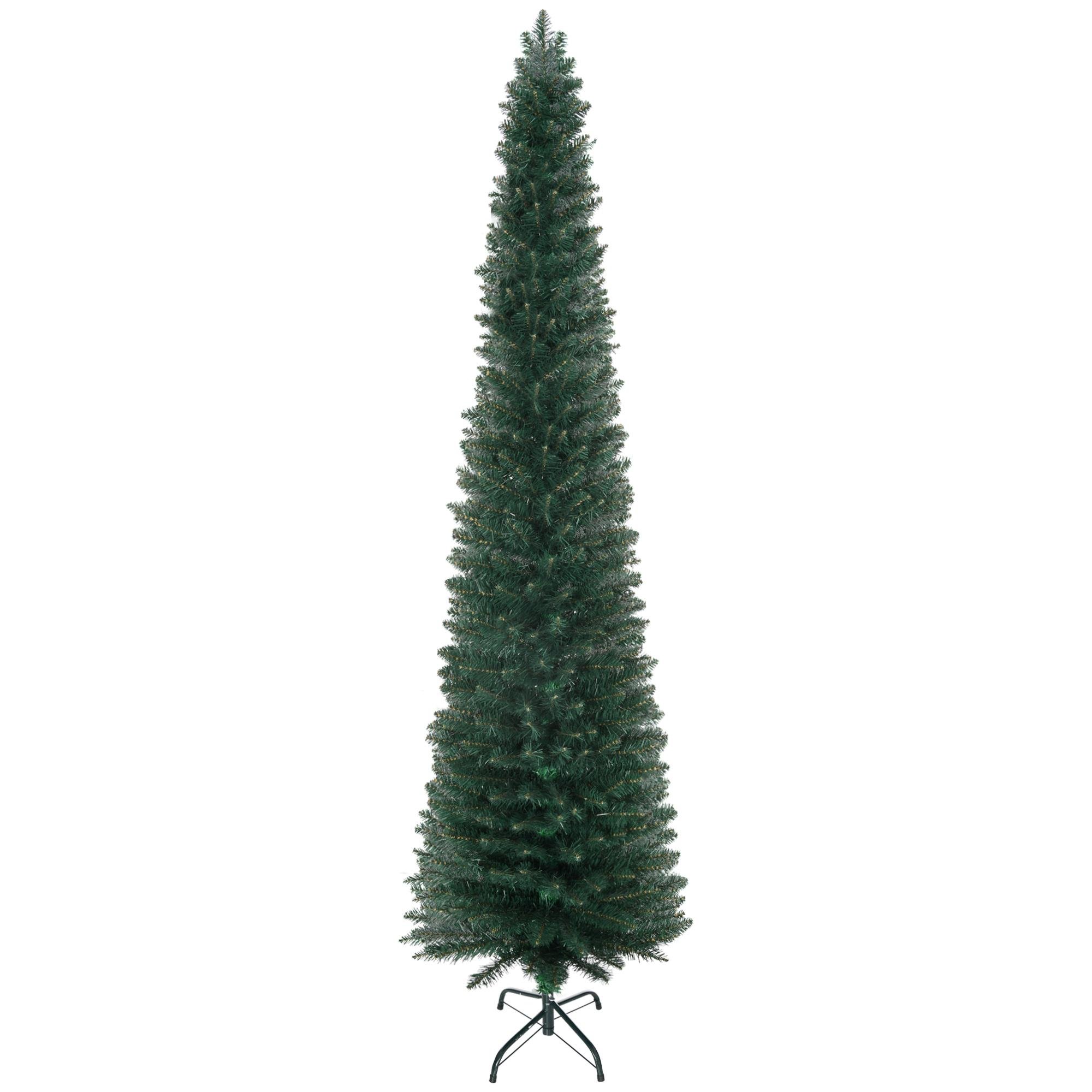 7 ft green tree with full plastic branch tips