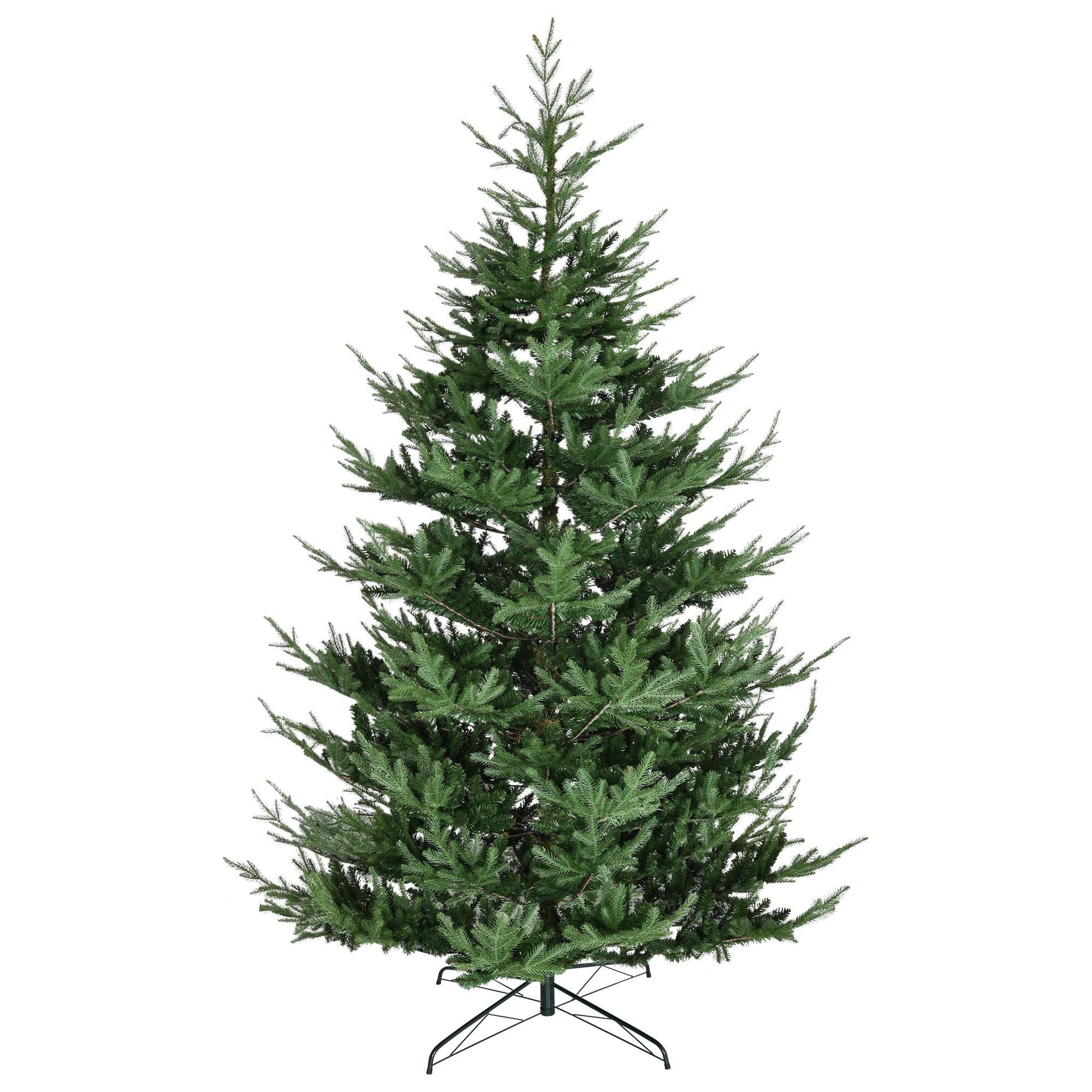 9ft Green Wide Pine Tree with Hinged Branches