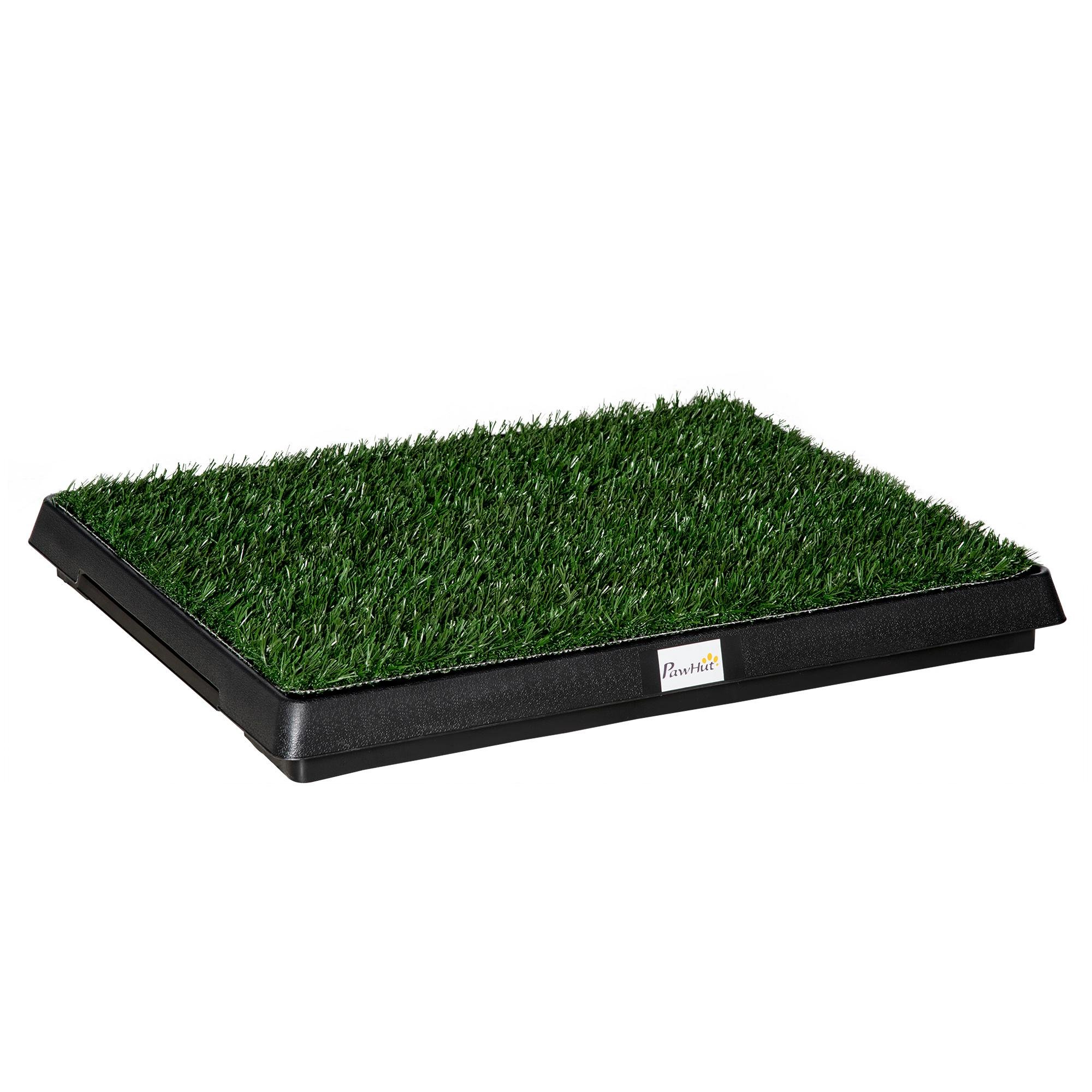 Green Dog Grass Pad with Tray for Indoor Outdoor Training