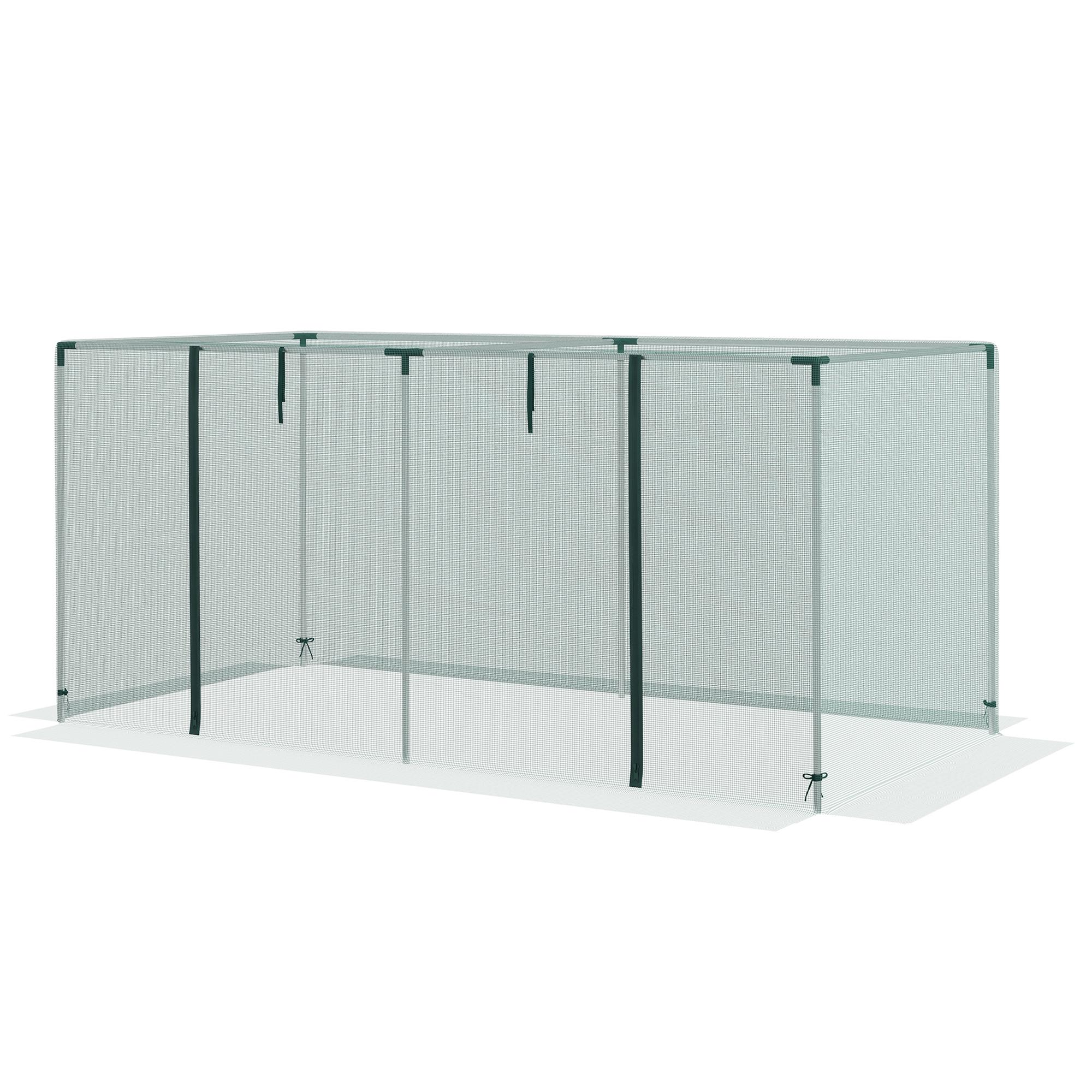 8x4 Plant Cage with Galvanized Steel Frame