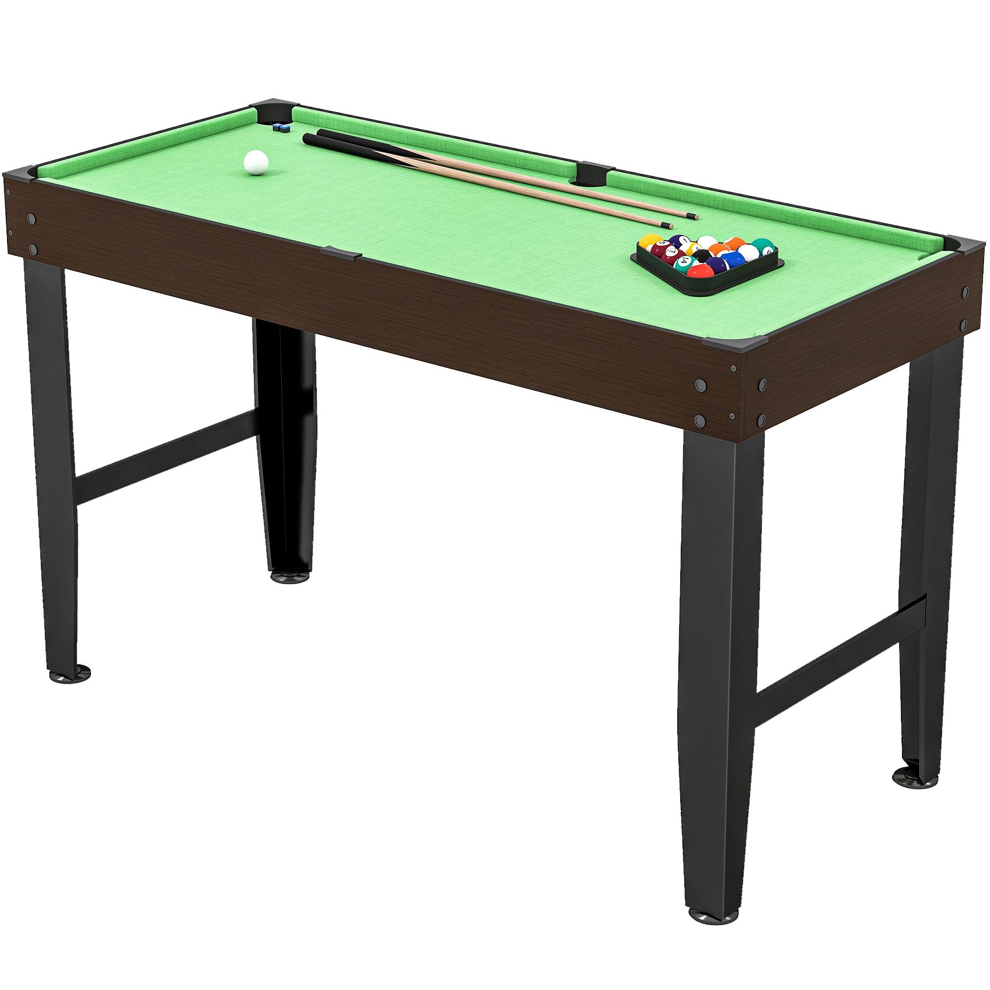 55.1 Inch Green Pool Table Set with Accessories