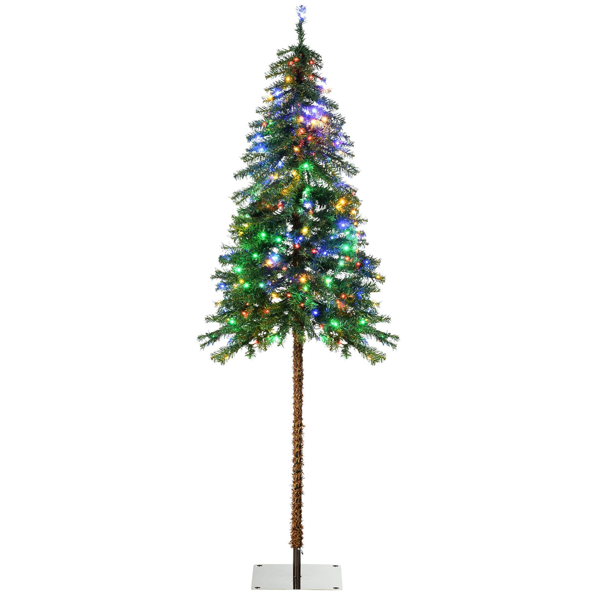 Green LED Pencil Tree, 6 ft with 11 Light Modes