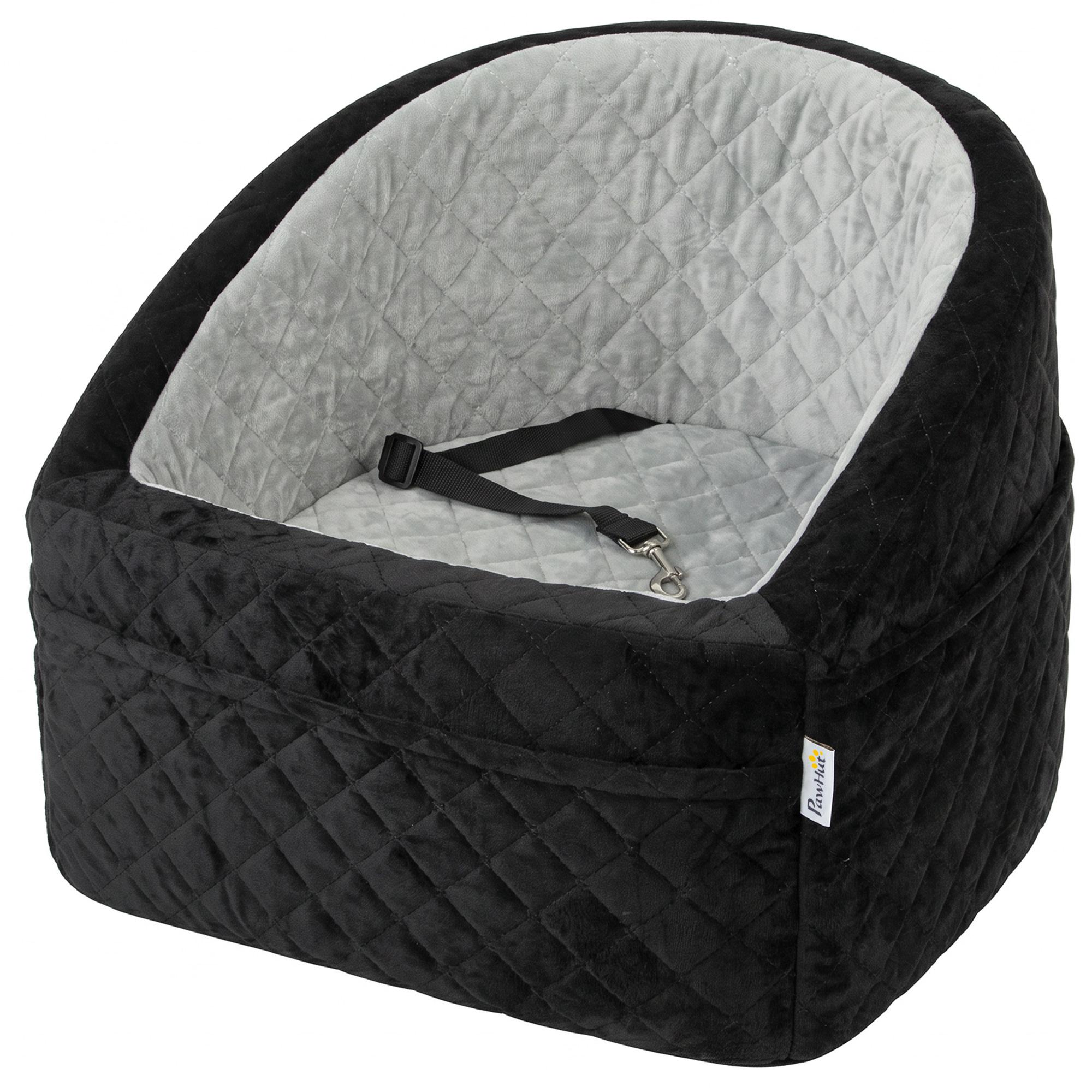 Grey Small Dog Car Seat with Washable Covers