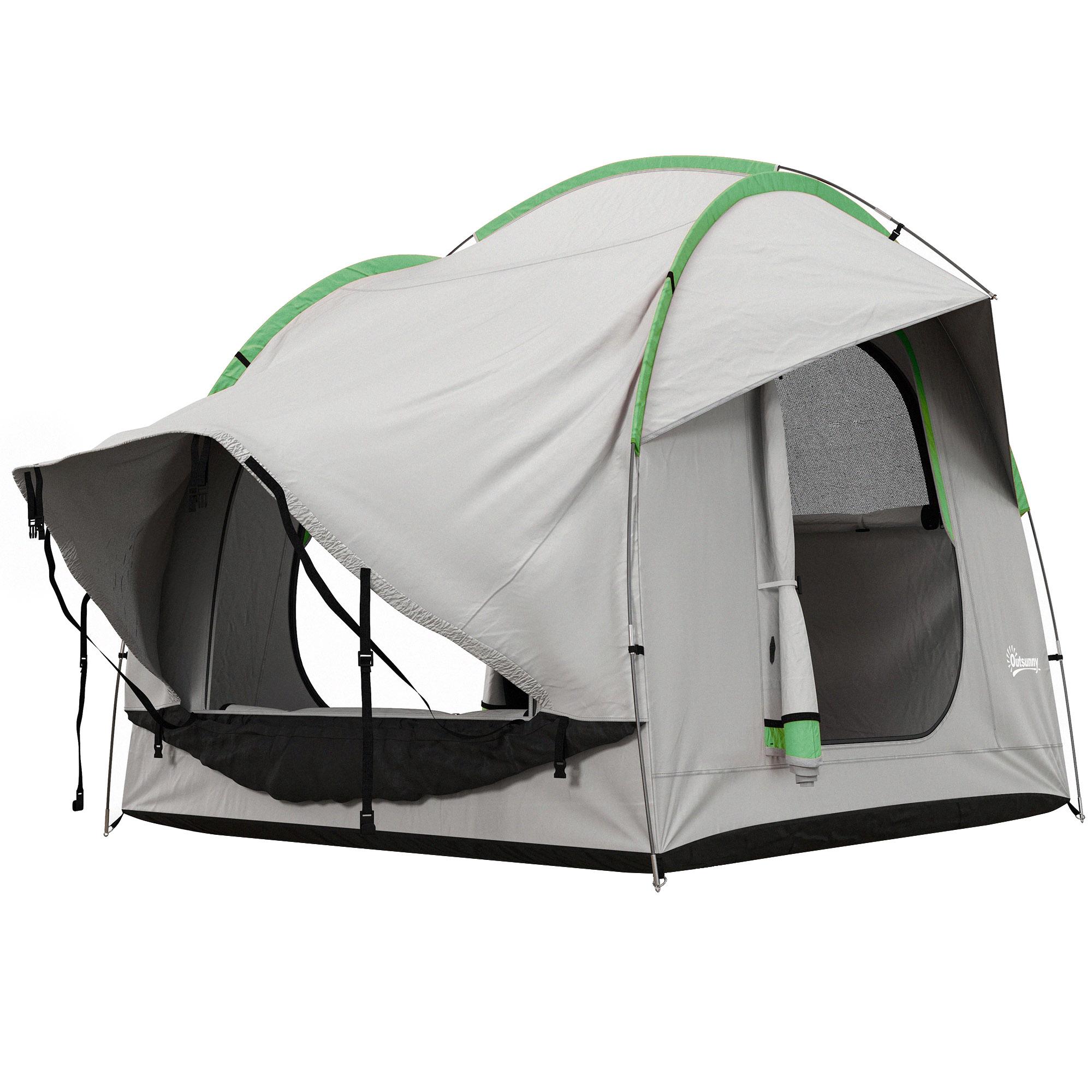 Grey Green SUV Tent, 2000mm Water-Resistant, 5-6 Person