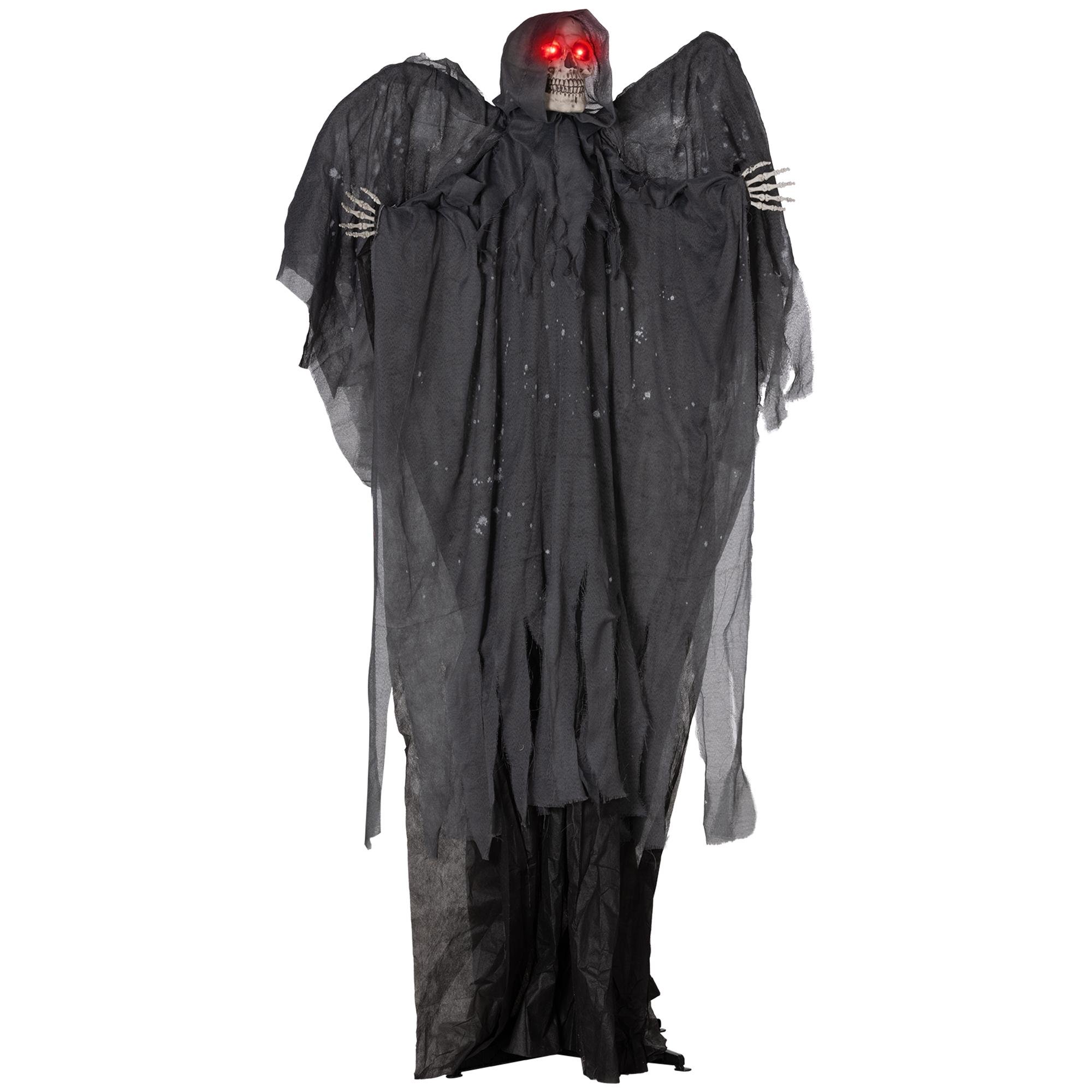 6.4 ft Winged Grim Reaper Animated Halloween Decoration