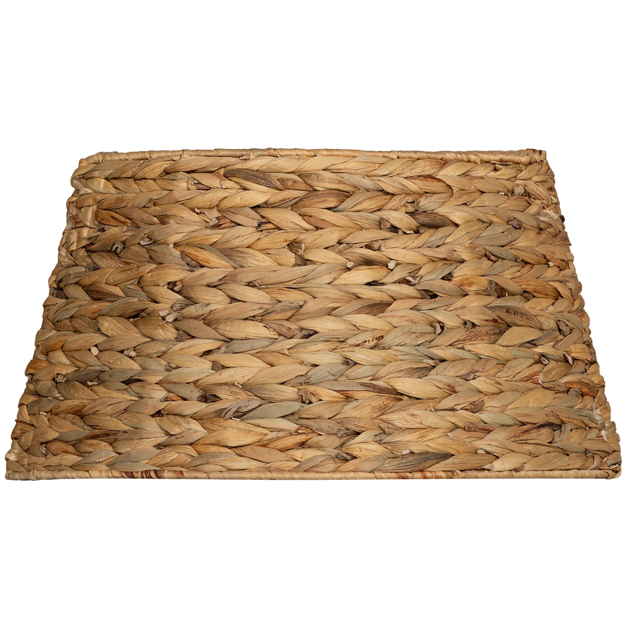 Natural Water Hyacinth Tree Collar, Hand-Woven, 23.6-Inch
