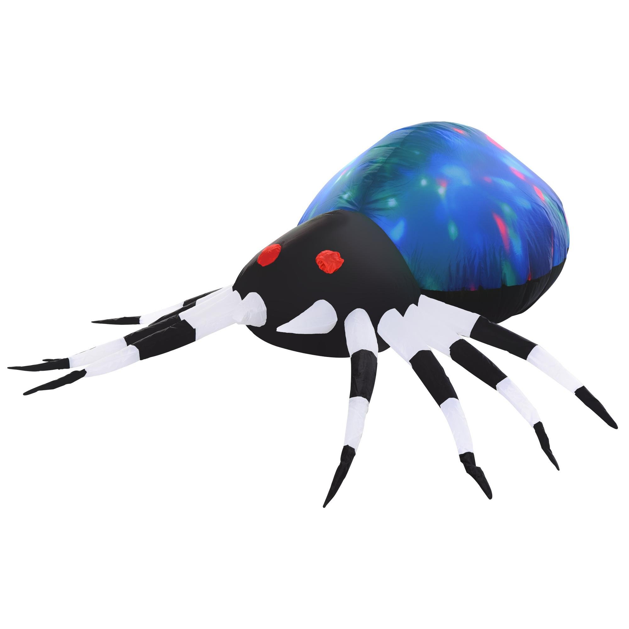 63 Inch Lighted Spider Inflatable for Halloween Yards