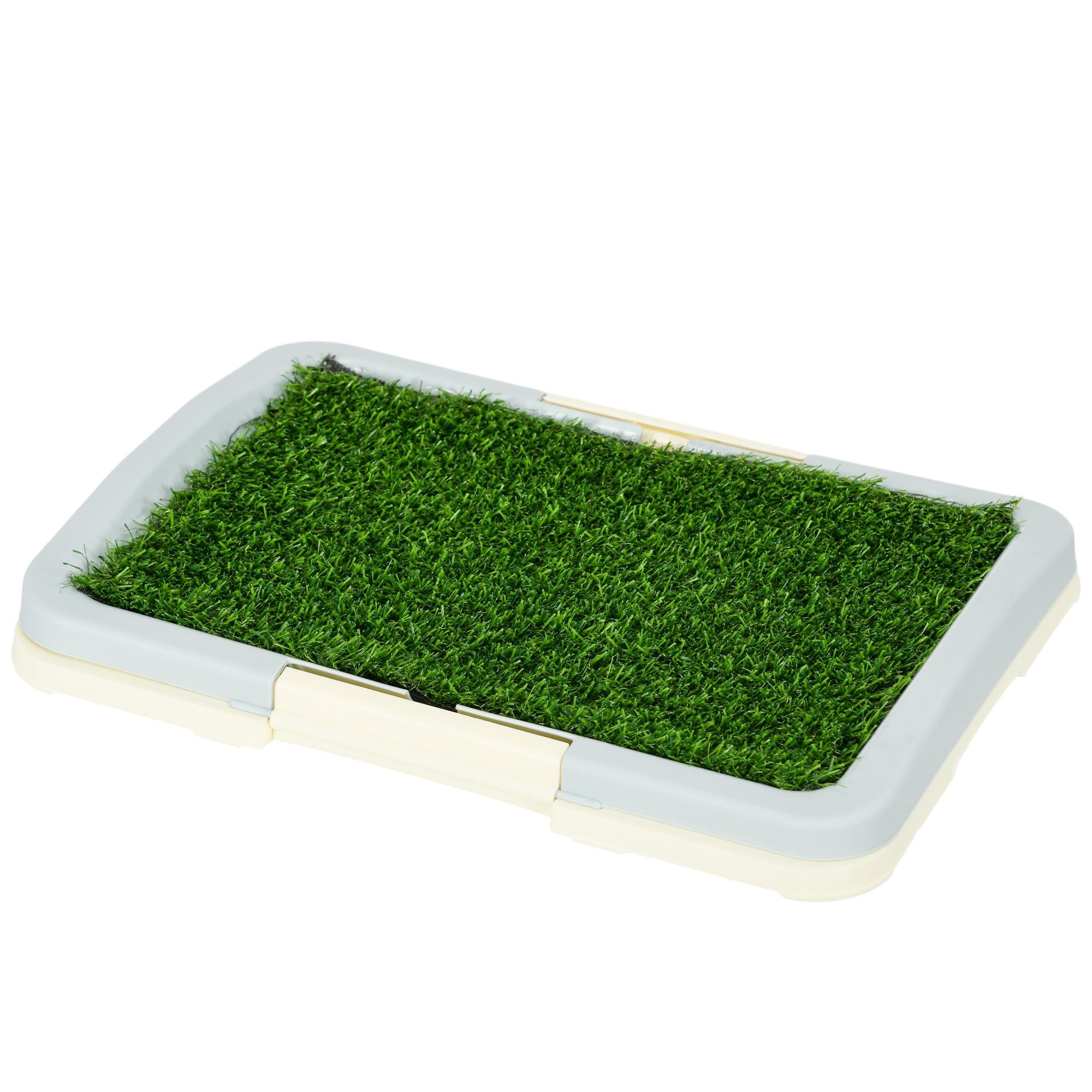 Light Blue Dog Grass Toilet with Three-Layer Tray