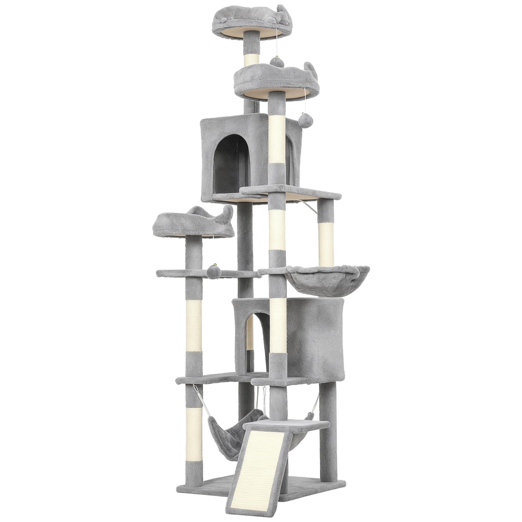 75.6 inch cat tower with multi-level retreats