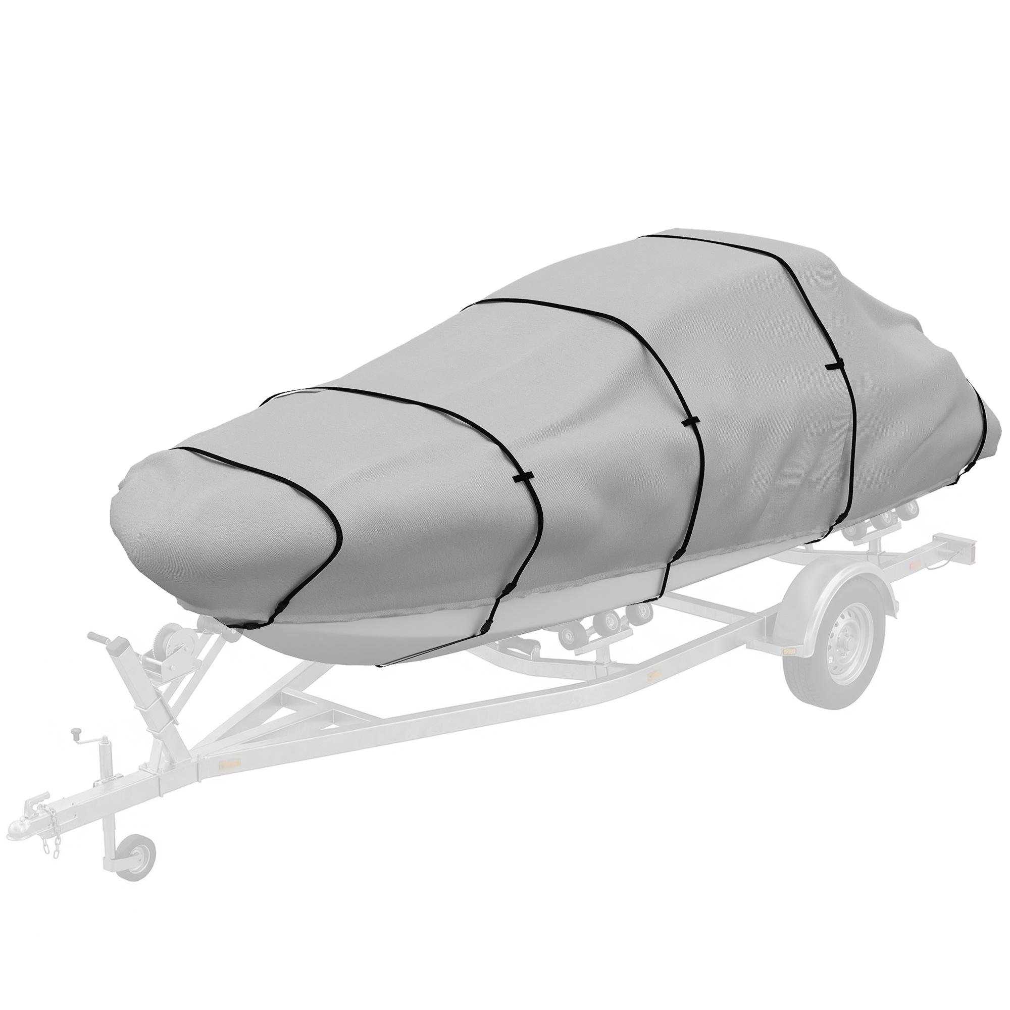 19-20 ft Boat Cover, 3000mm Waterproof Light Grey