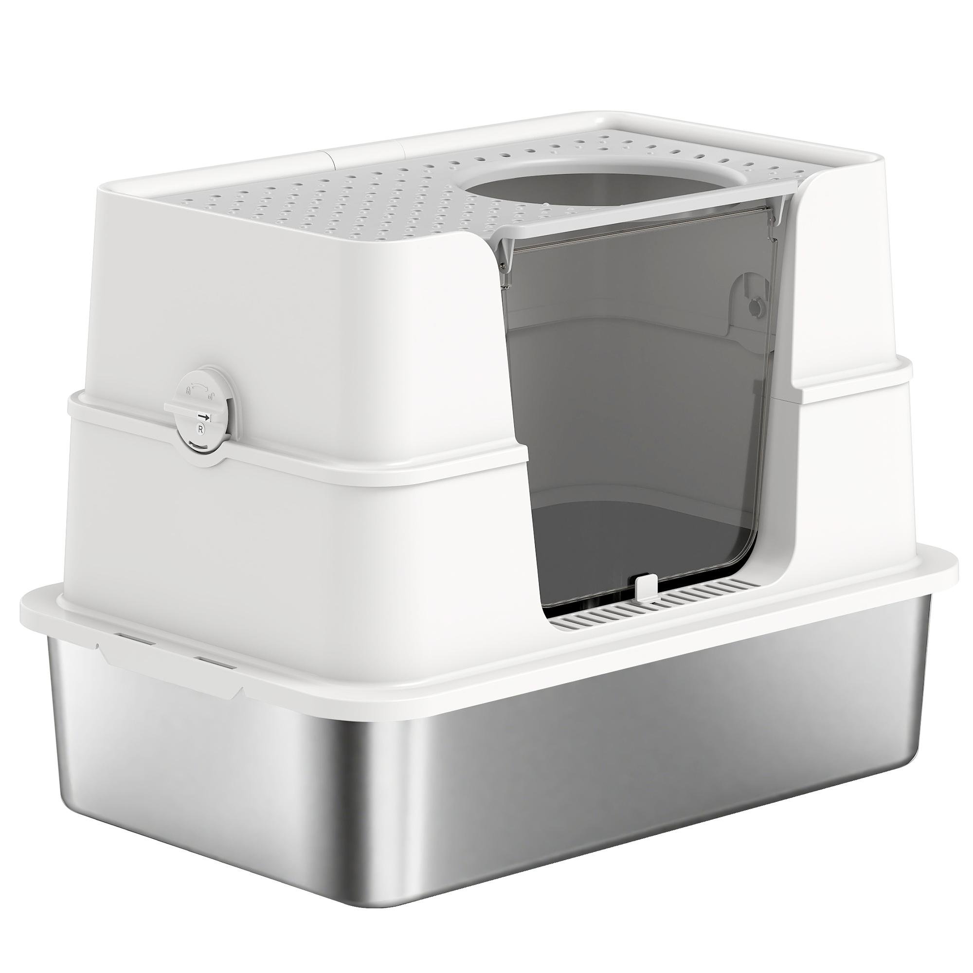 Light Grey Dual Entry Enclosure for XL Cats