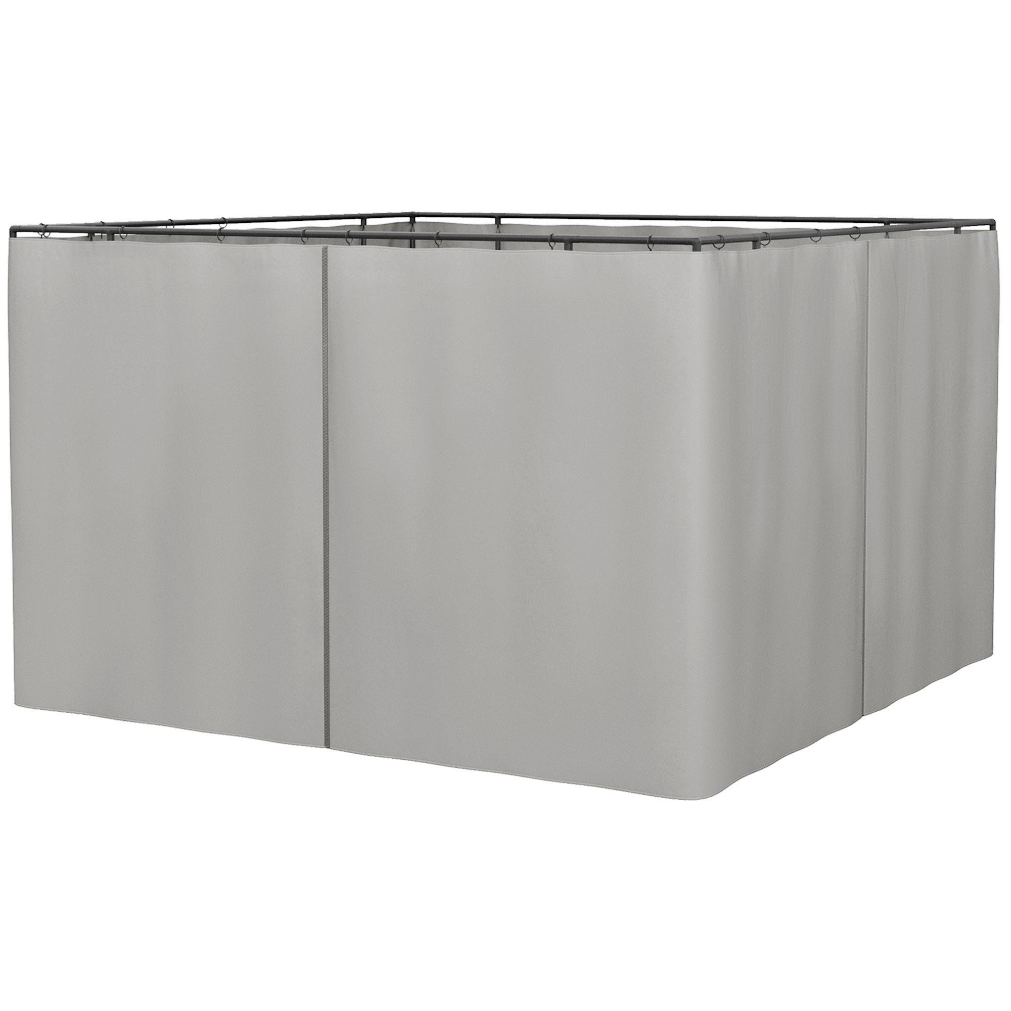 10x10 Polyester Gazebo Sidewalls with Hooks and C-Rings