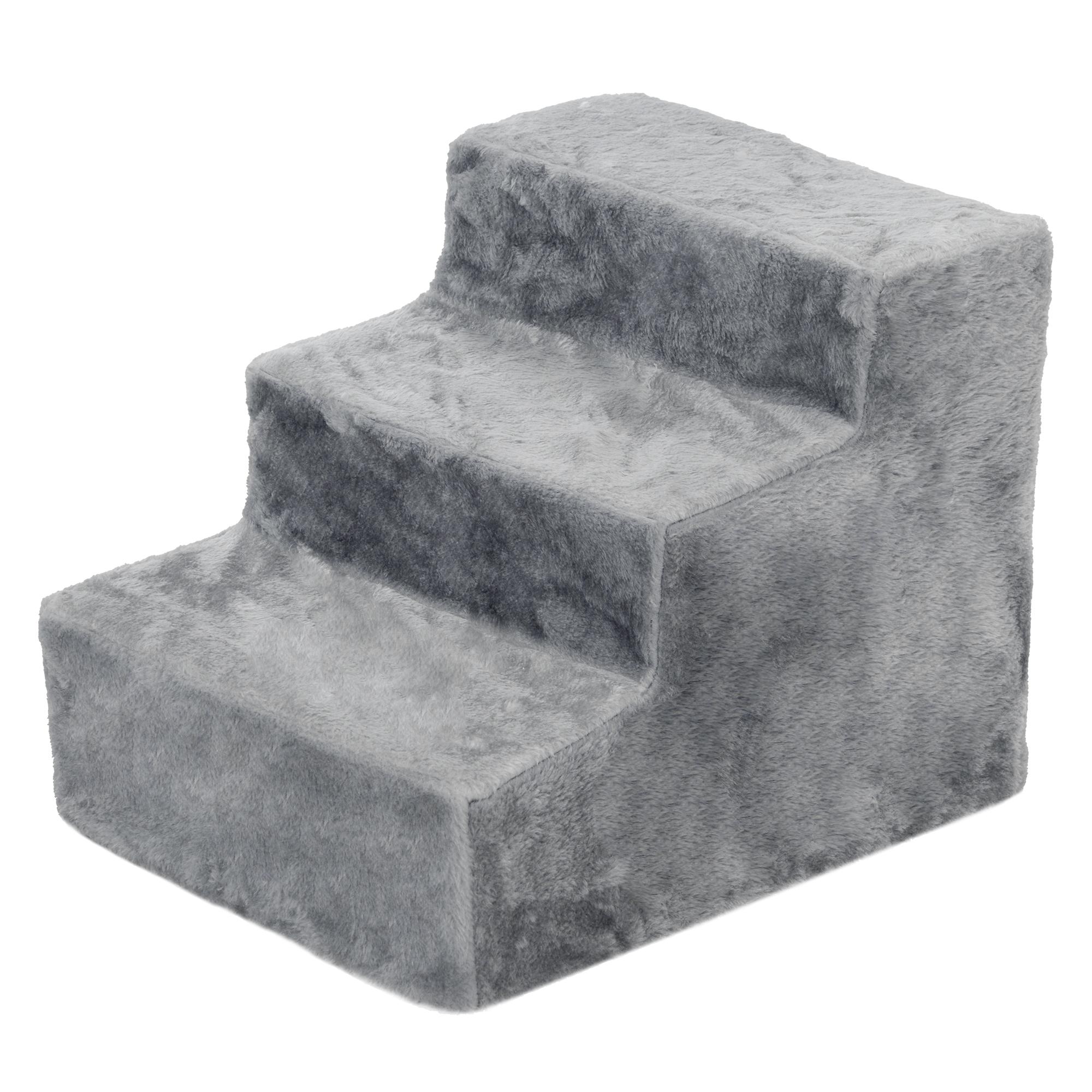 Light Grey Dog Stairs with Removable Cover for Sofa