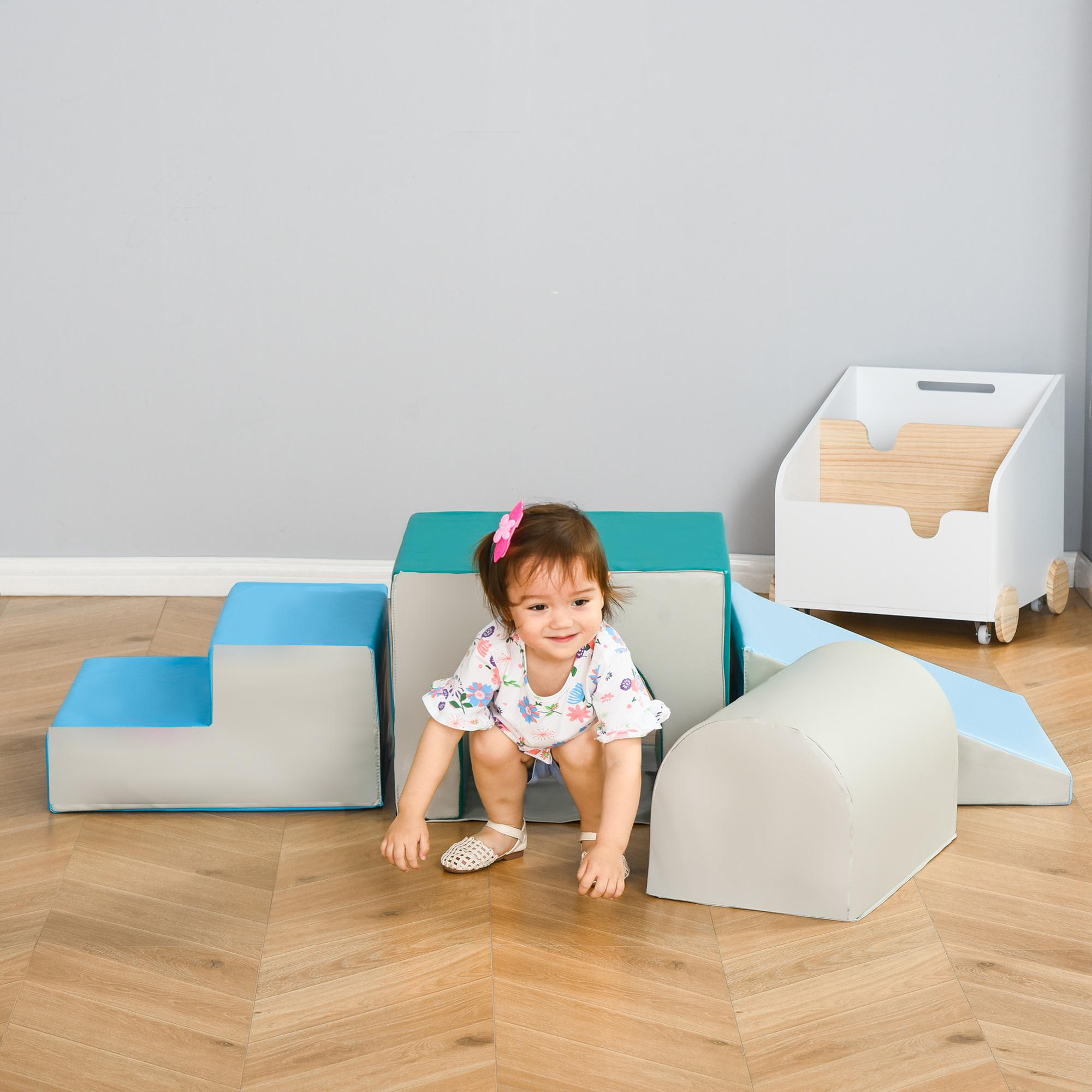 Modular PU Play Blocks for Toddlers, 12–36 Months