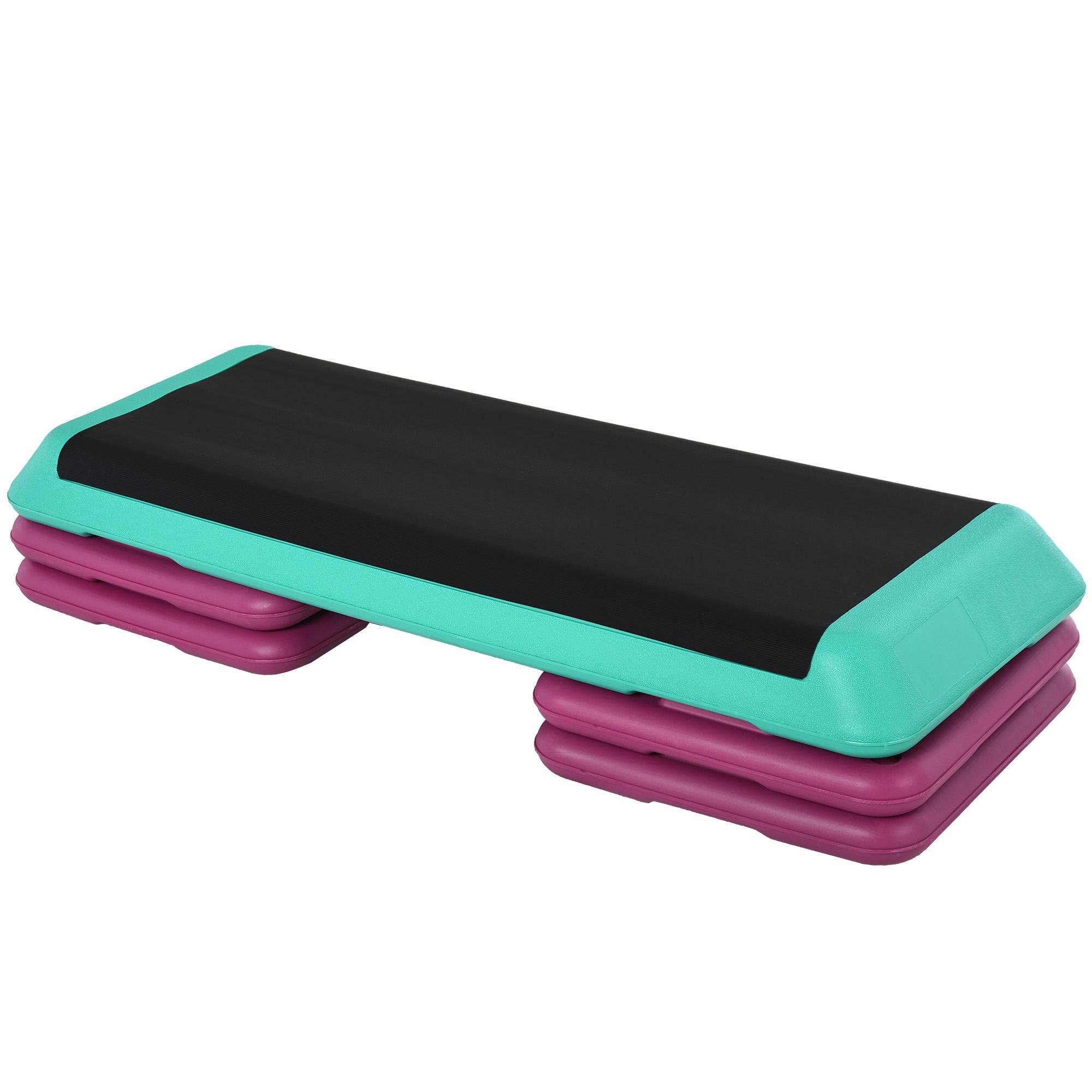 Multicolour Aerobic Stepper with Textured Top, 3 Heights