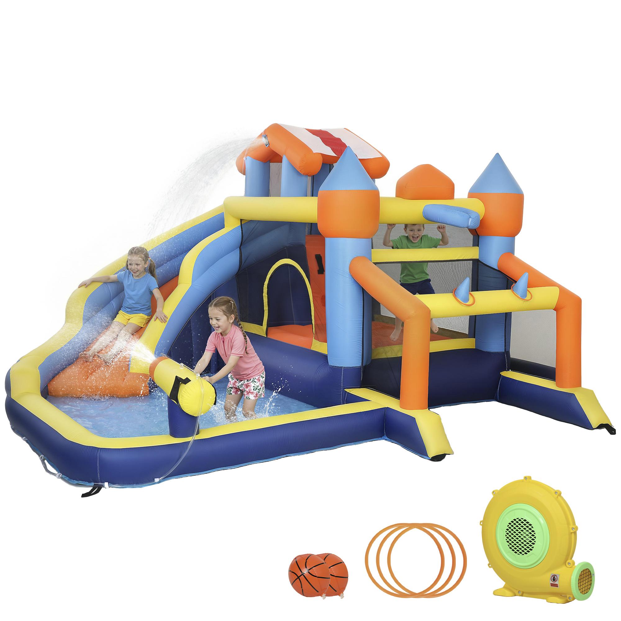 Inflatable Play Centre With Slide for Wet or Dry Play