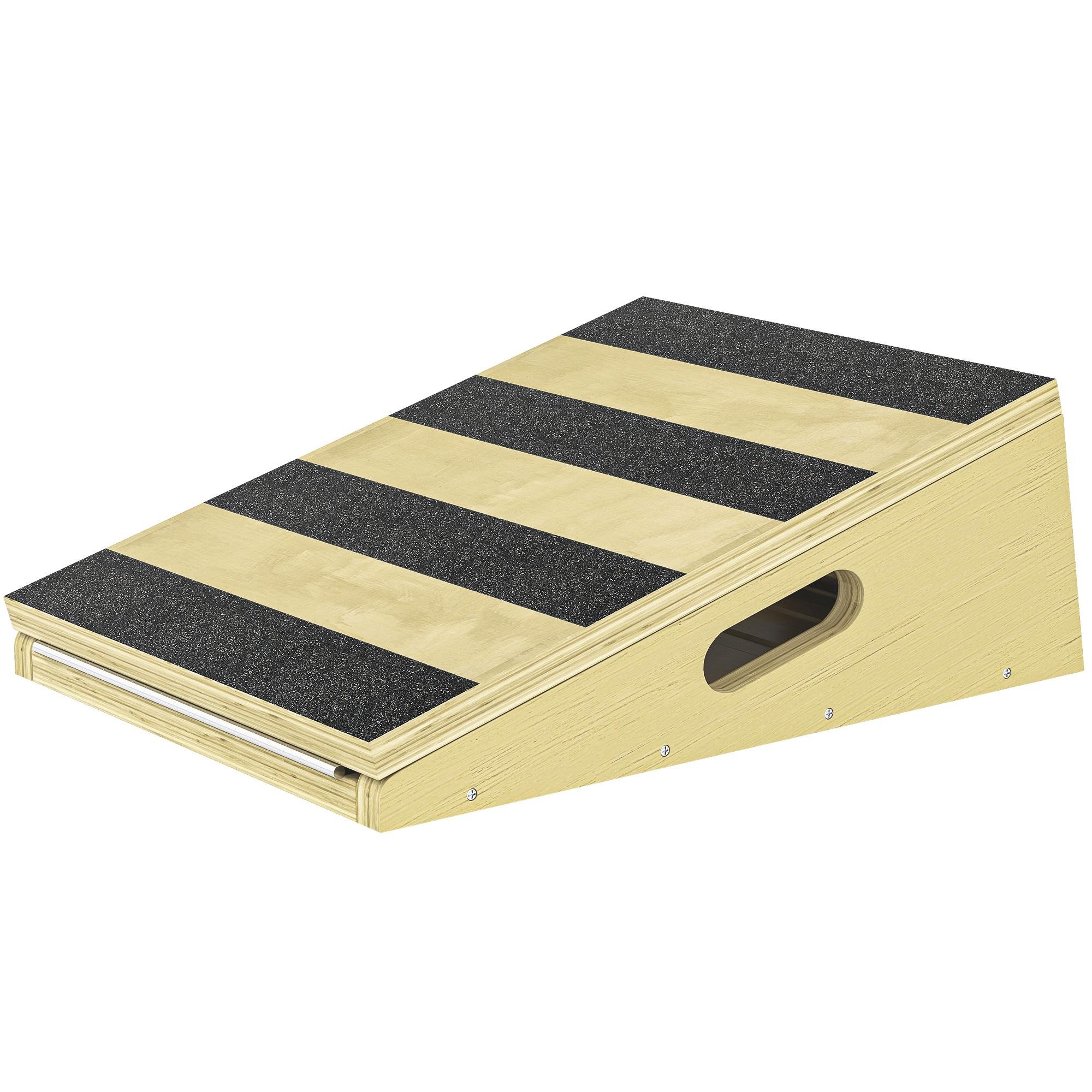 Natural Wood Slant Board with 4 Inclines, 15.7 x 12.2 in