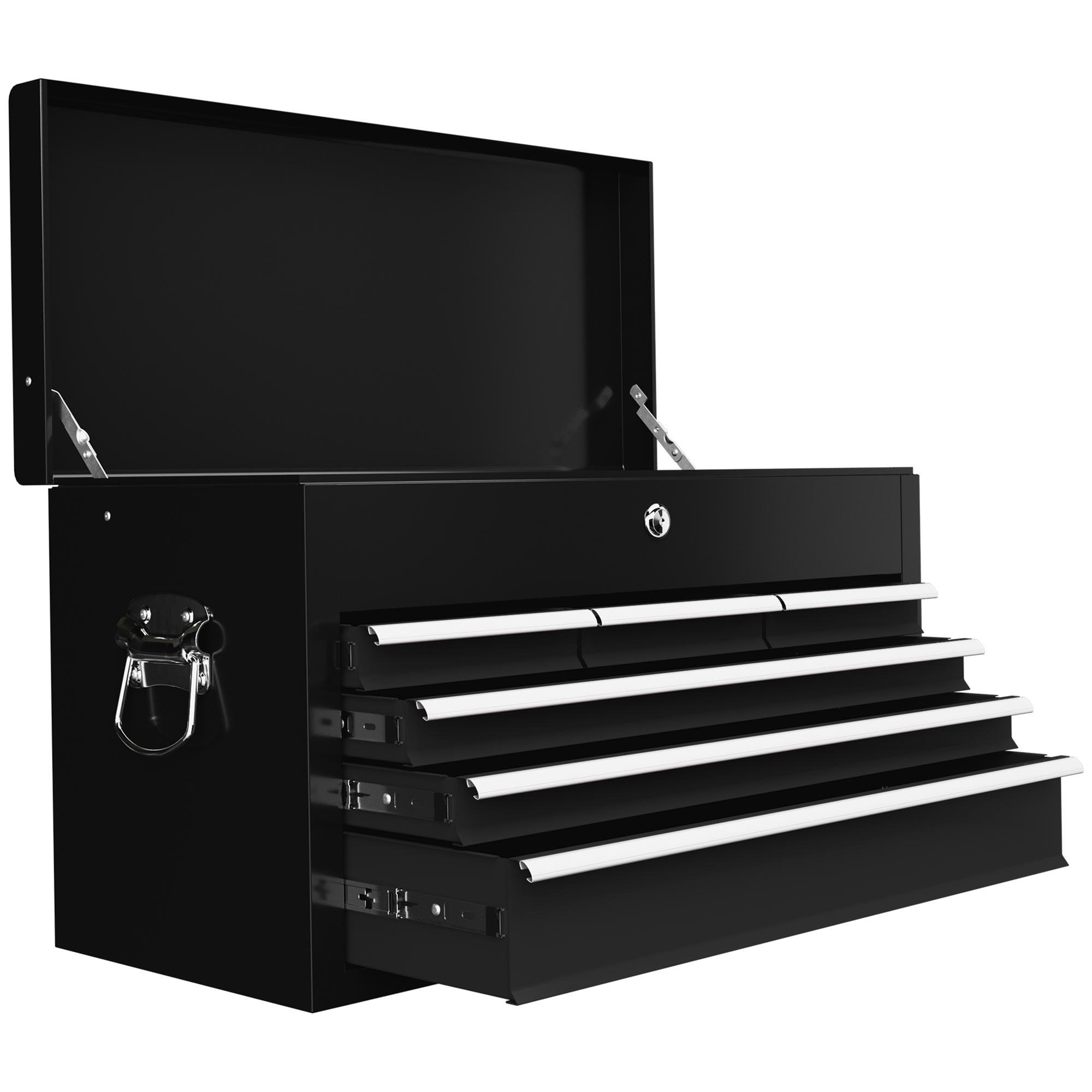 Black Alloy Steel Tool Chest with Six Drawers