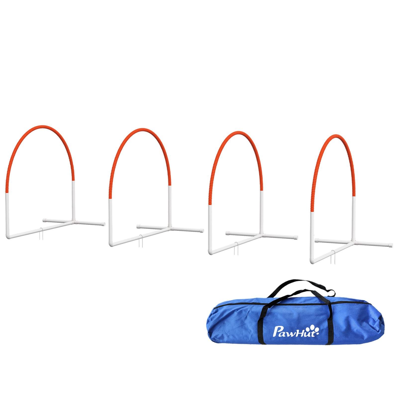 Orange PE Dog Agility Course with Carry Bag